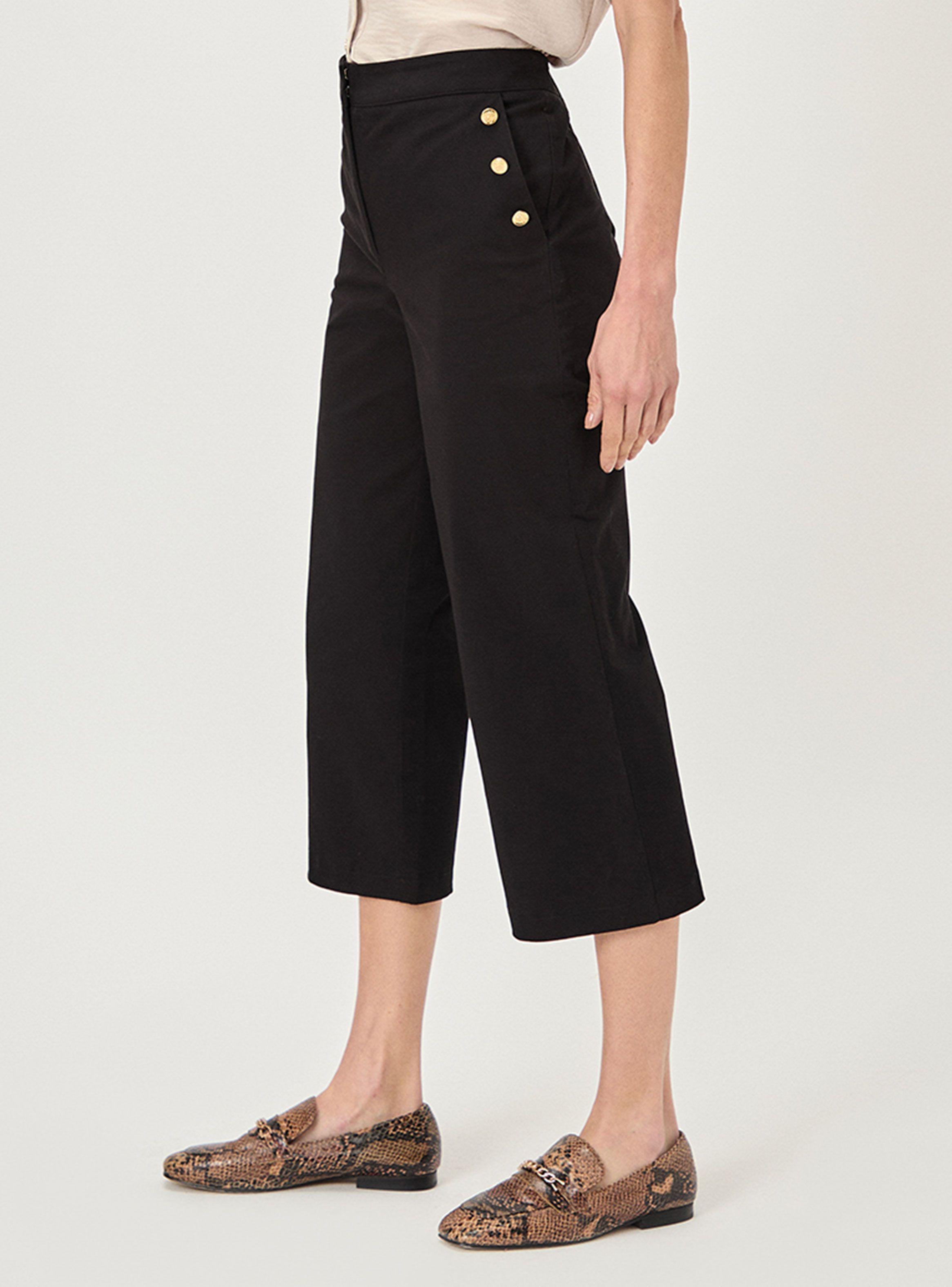 Bermuda Capri Botones Básico Color-2