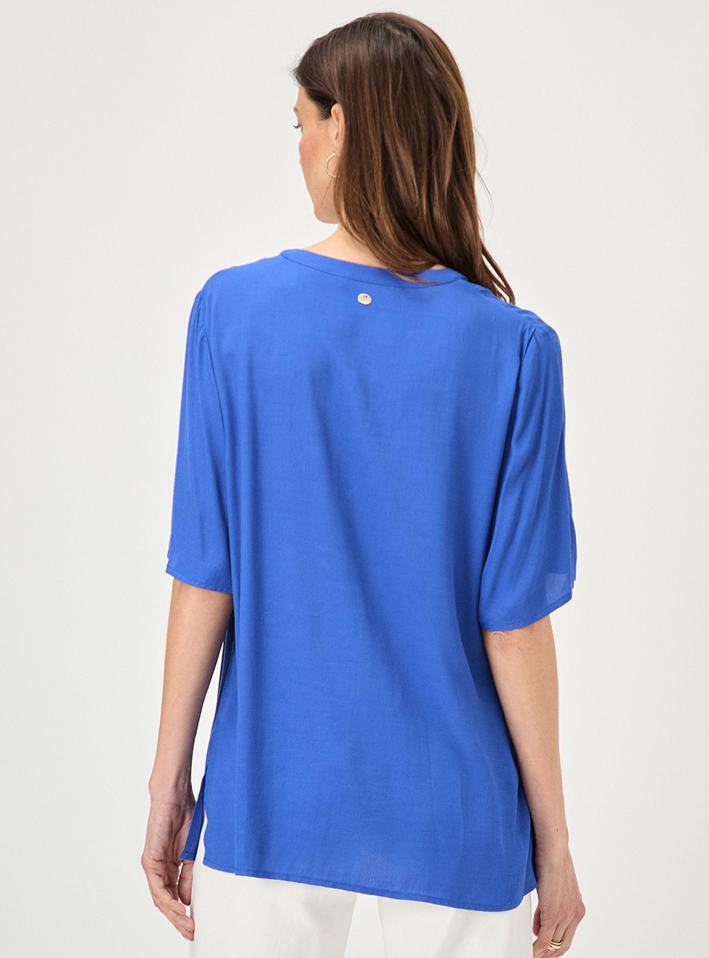 Blusa Viscosa Cuello Mao-1
