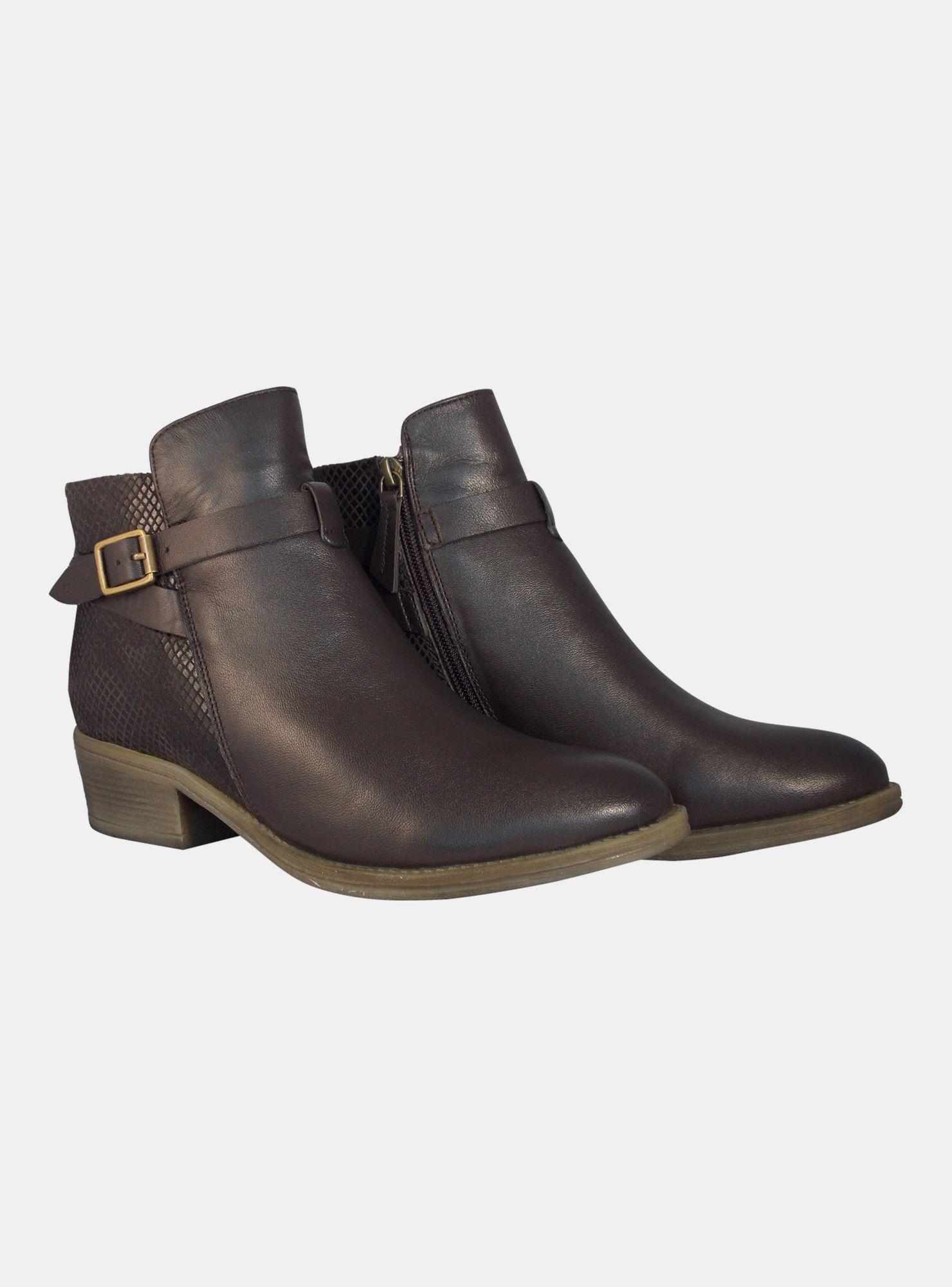 Botín Fagus 4FB1818 Café Mujer-1