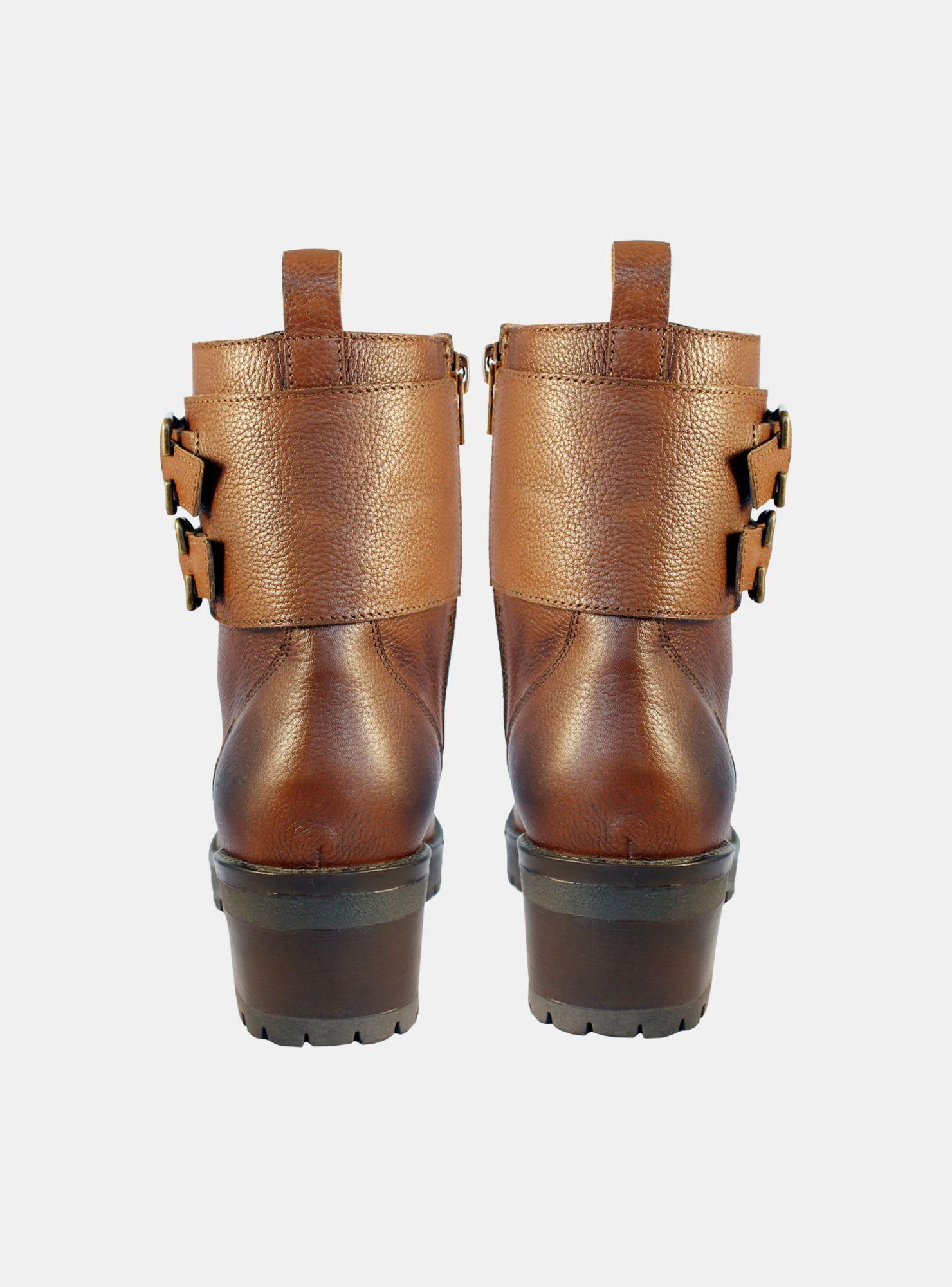 Botín Fagus 4FB2618 Camel Mujer-2