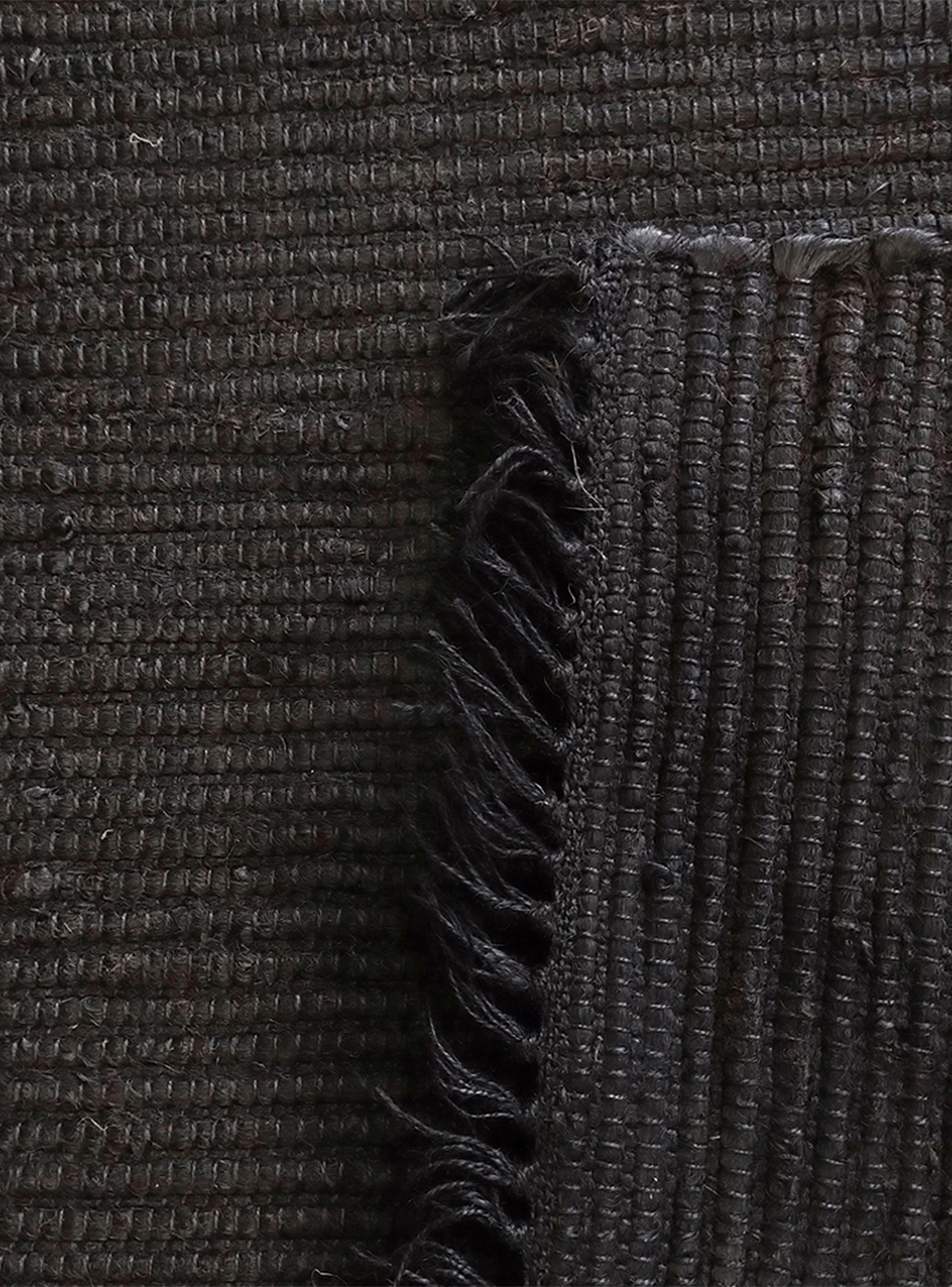 Bajada de Cama Bombay 60x90 cm Negro-1