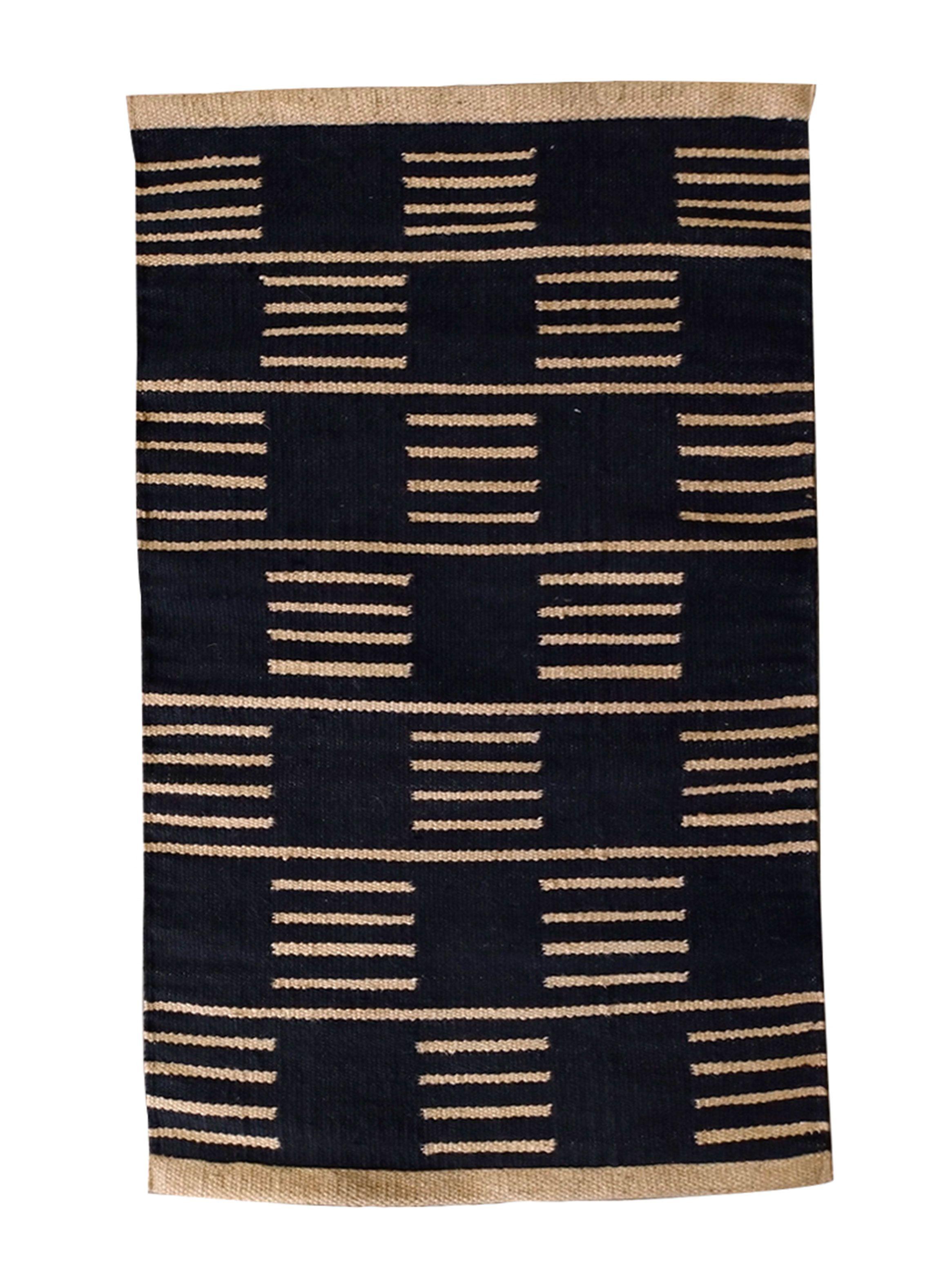 Bajada de Cama Nepal 60x90 cm Negro-0