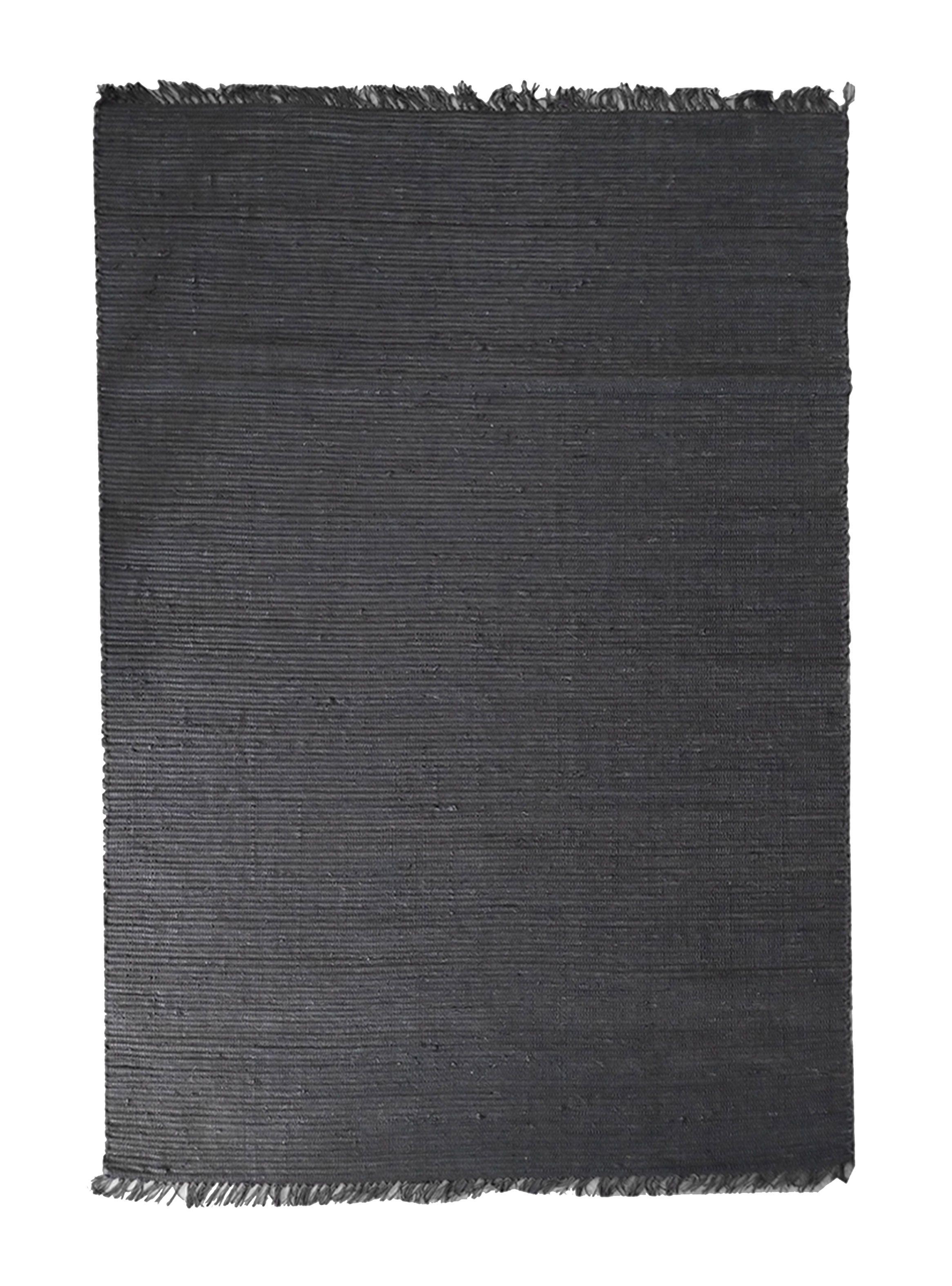 Alfombra Yute Bombay 160x230 cm Negro-0