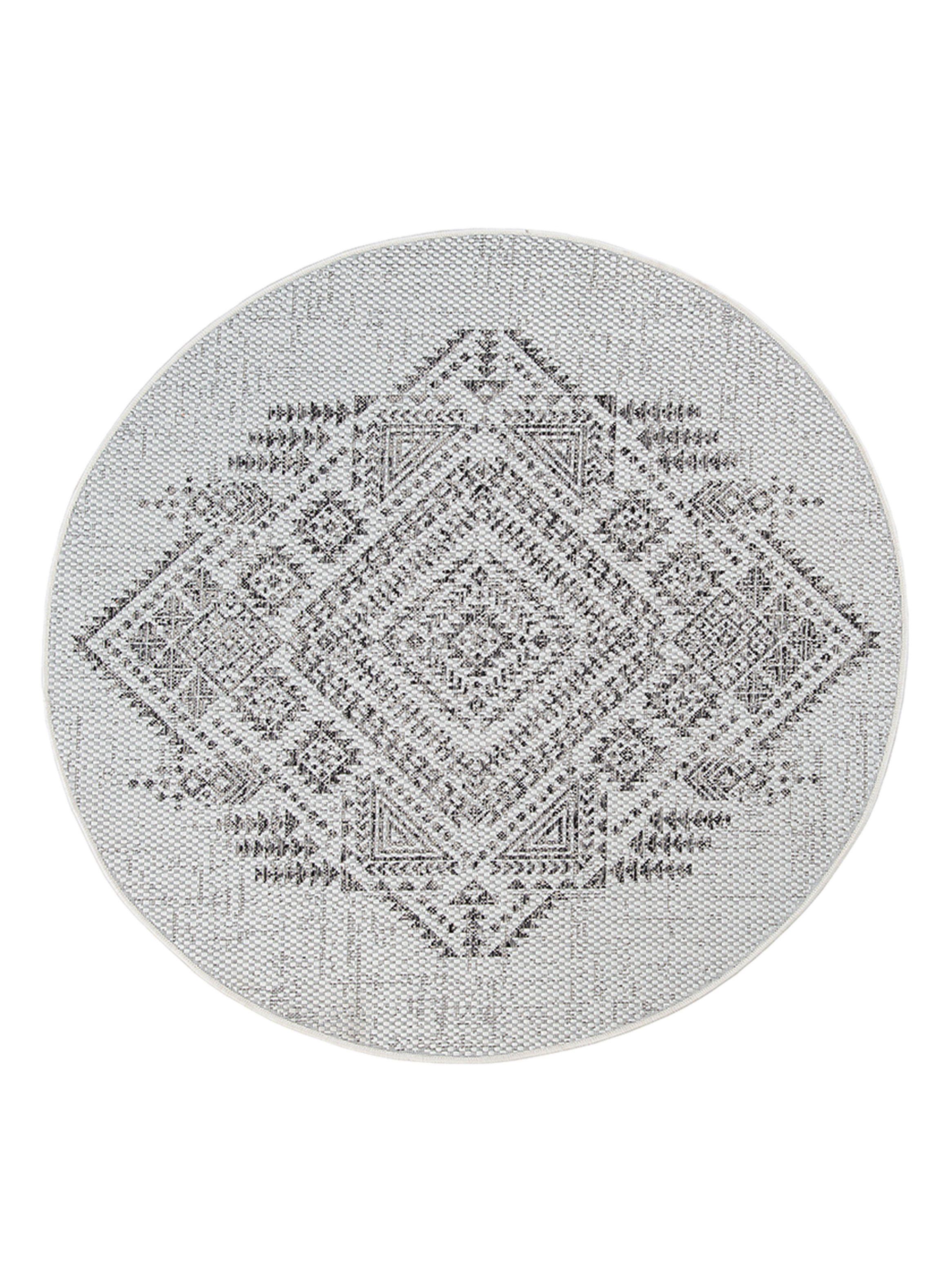 Alfombra Venus Redonda 200x200 cm Gris-0