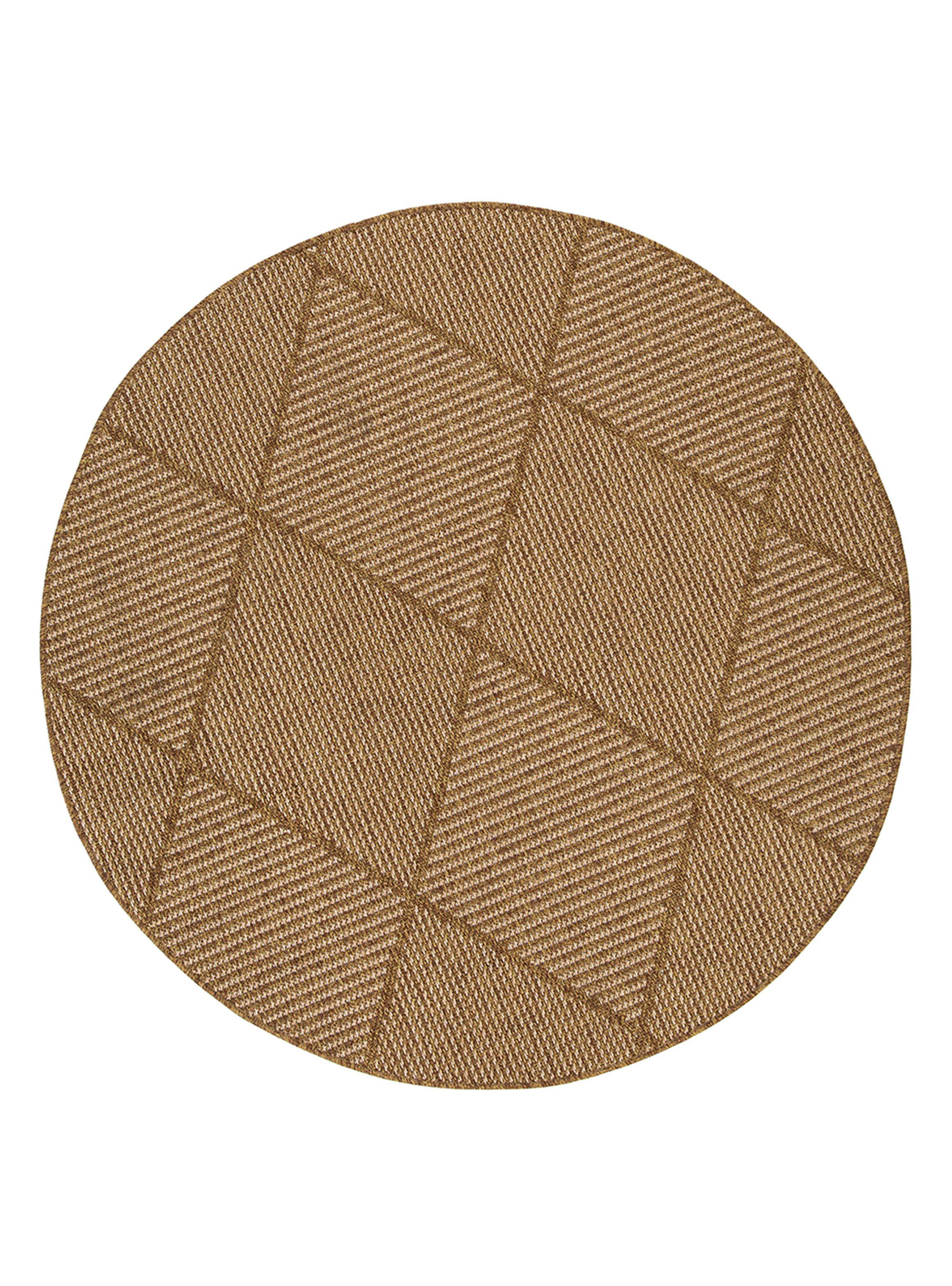 Alfombra Venus Redonda 200x200 cm Camel-0