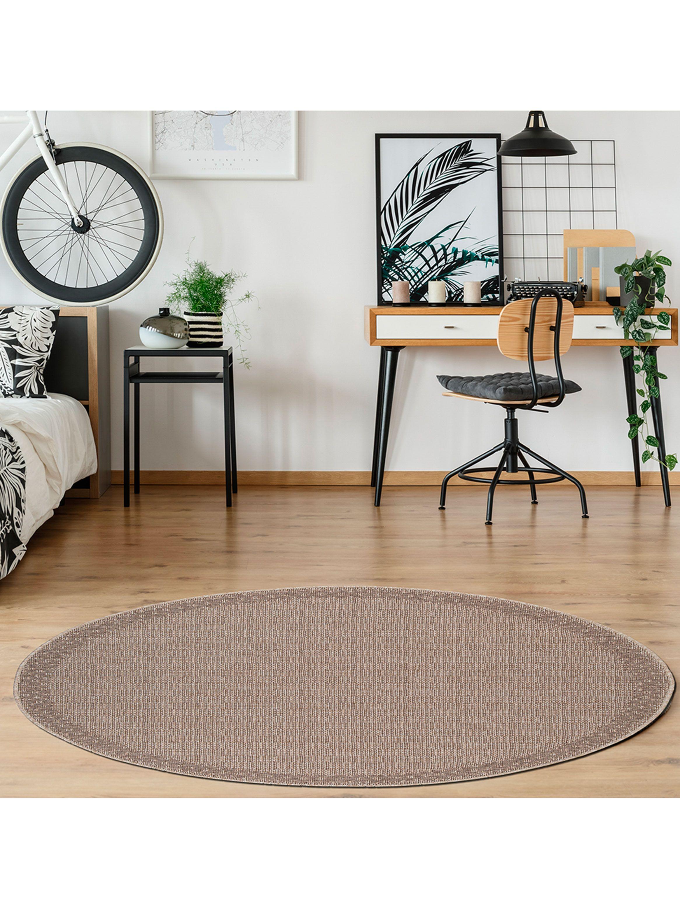 Alfombra Venus Redonda 200x200 cm Beige-2