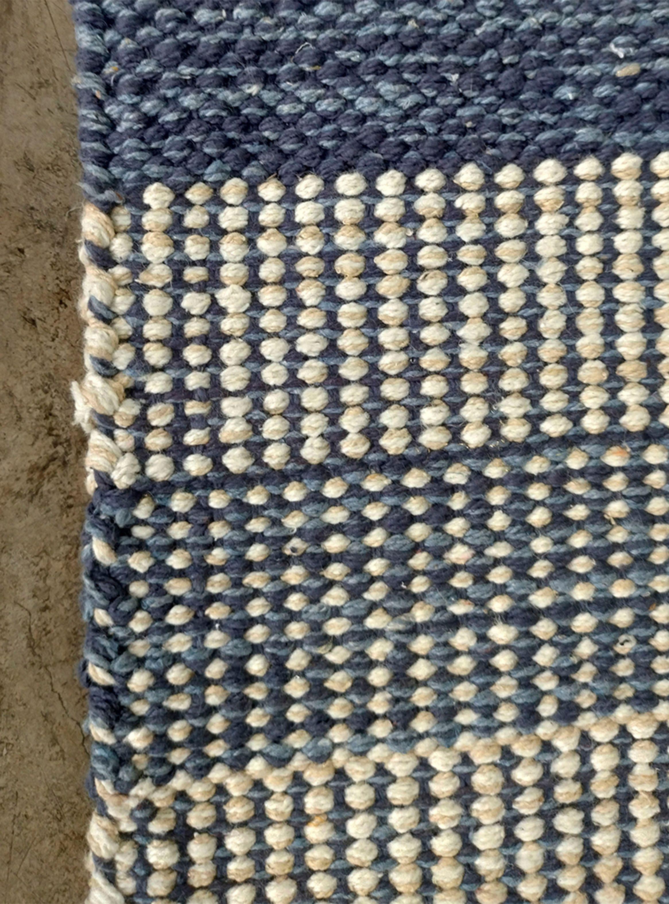 Bajada de Cama Kalu 65x120 cm Azul-1