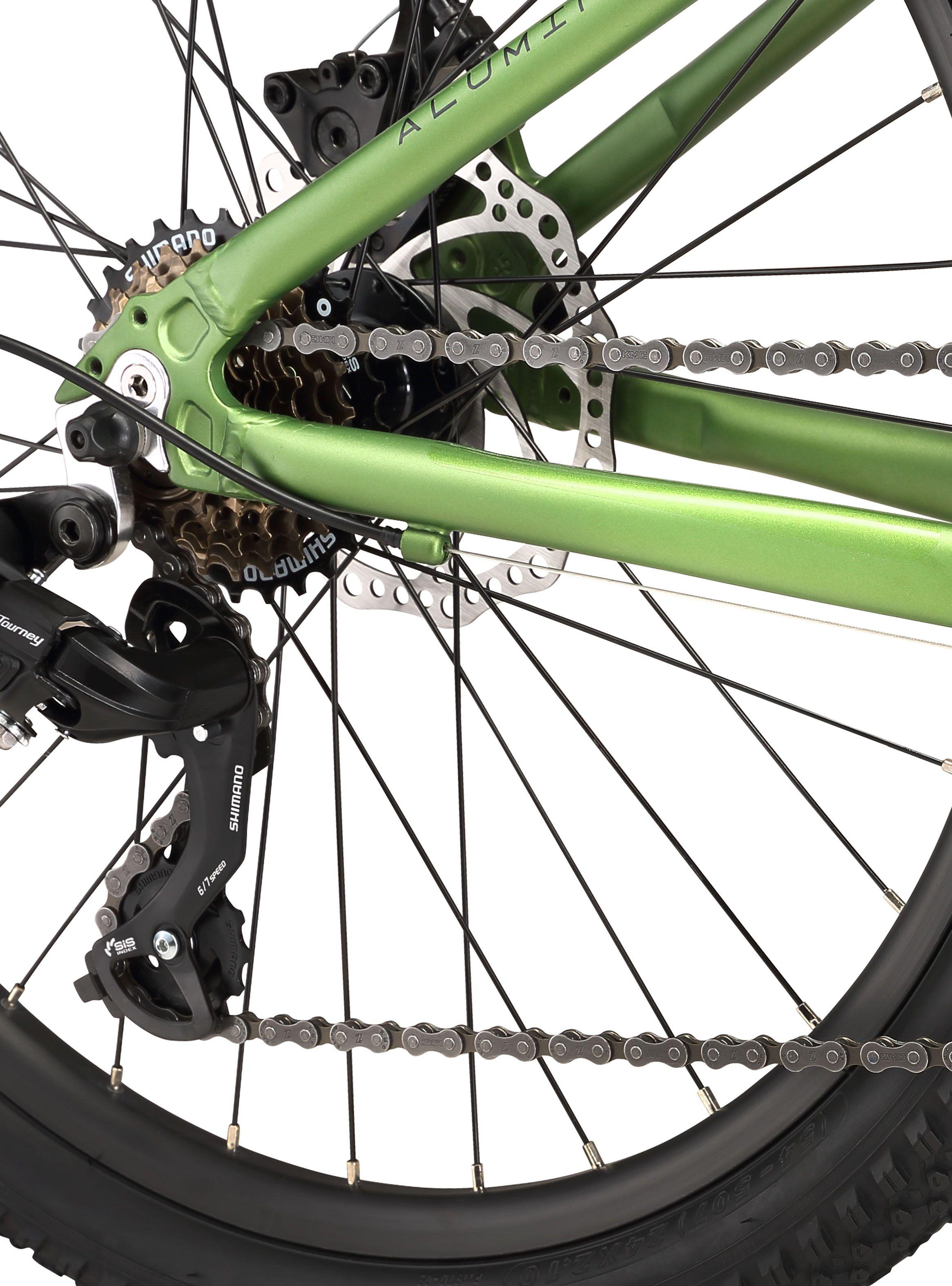 Bicicleta Infantil Drako Suspensión Aro 24' Verde Niño-5