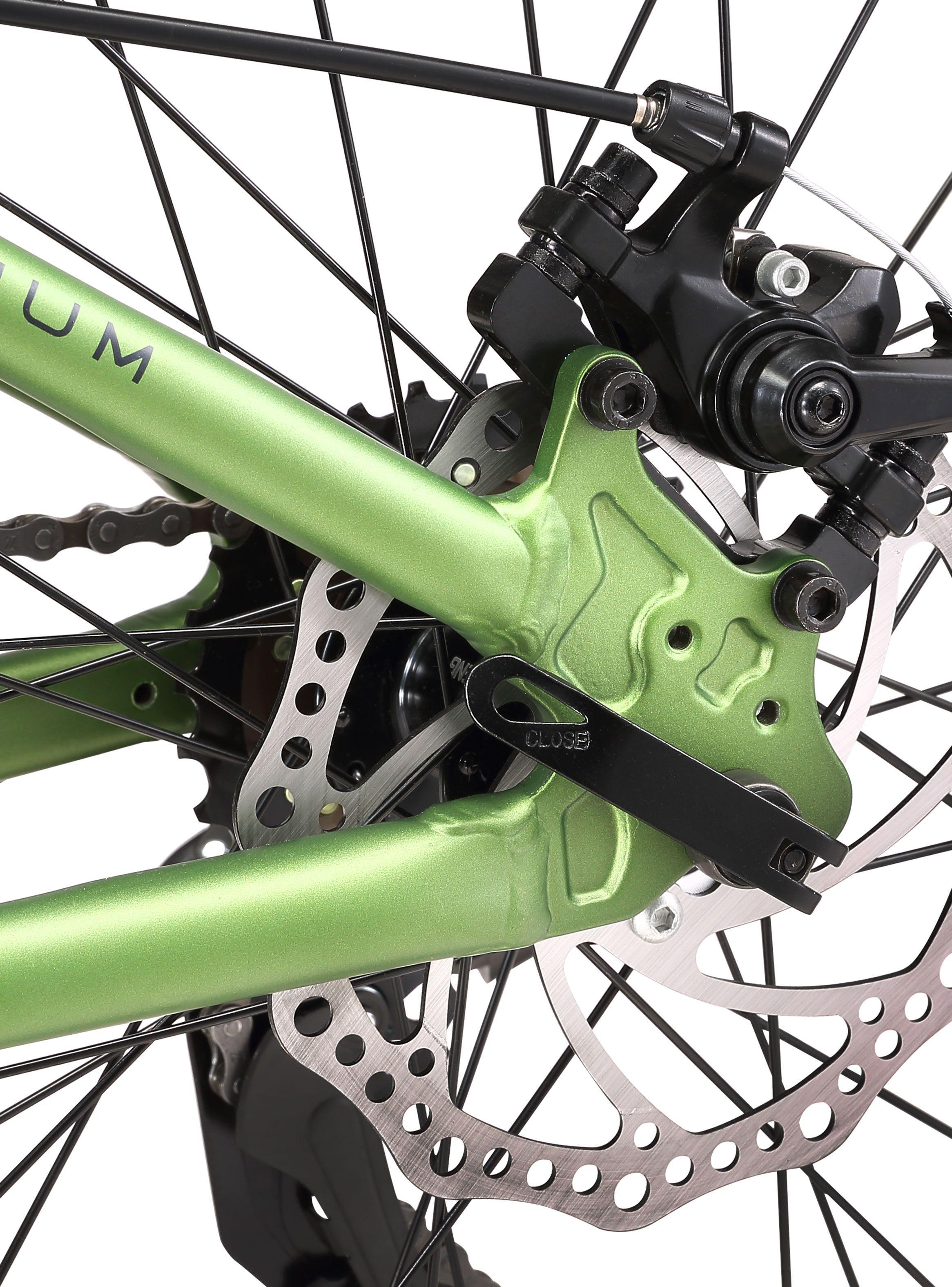 Bicicleta Infantil Drako Suspensión Aro 24' Verde Niño-4