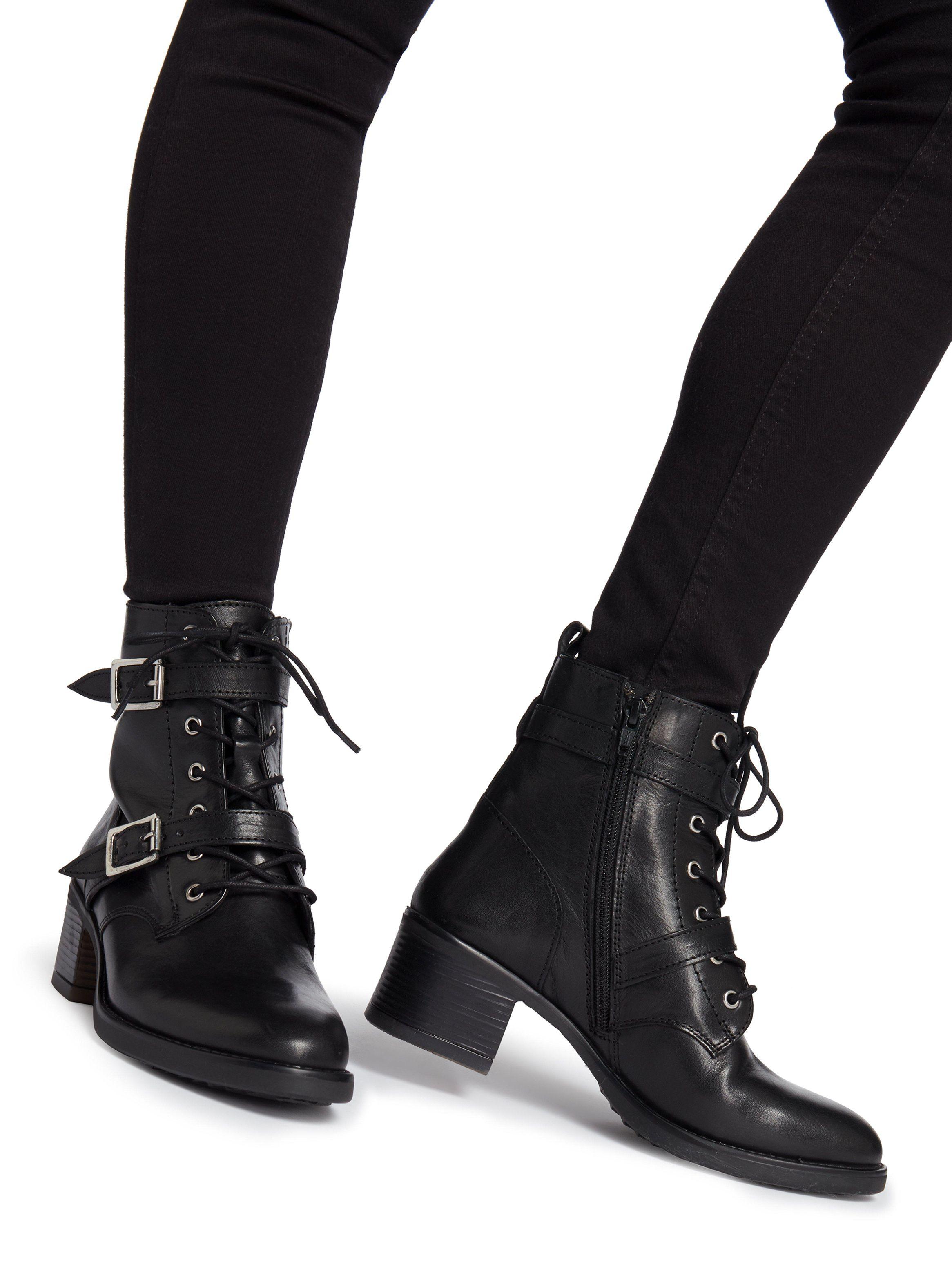 Botas Dune Paxtone Black Mujer-0