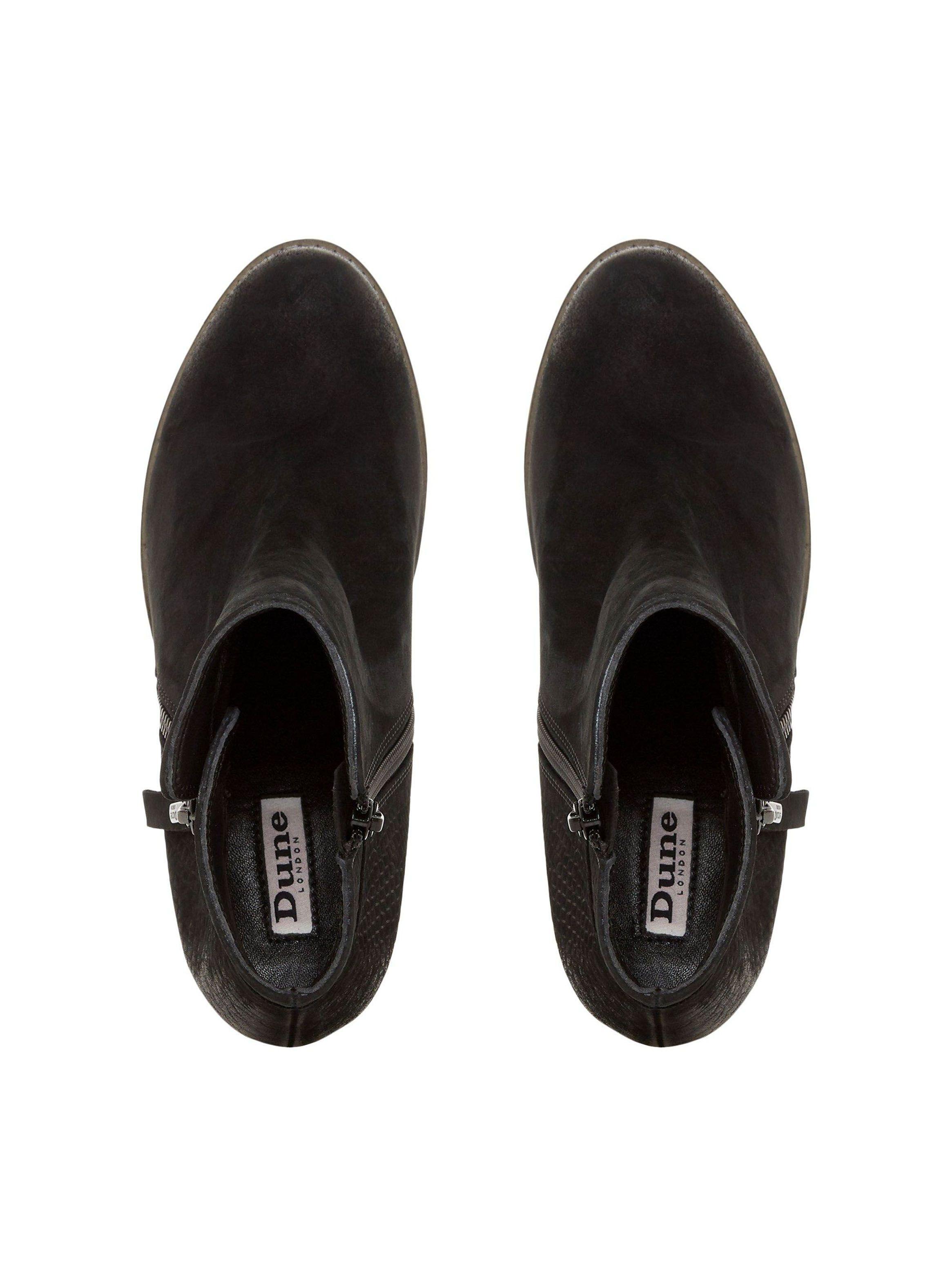 Botín Dune Ponntoon Black Mujer-3