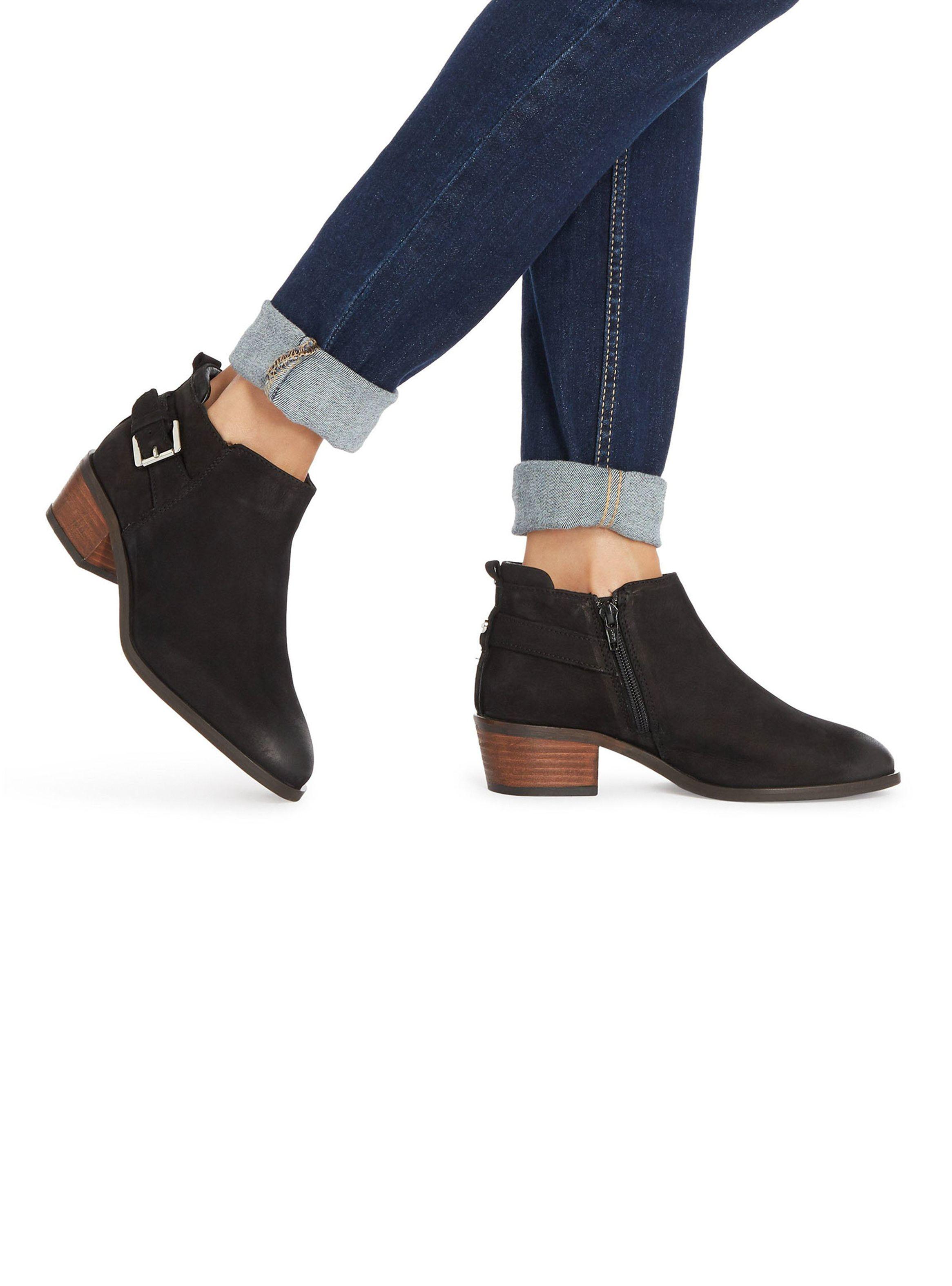 Botín Dune Piera Black Mujer-0