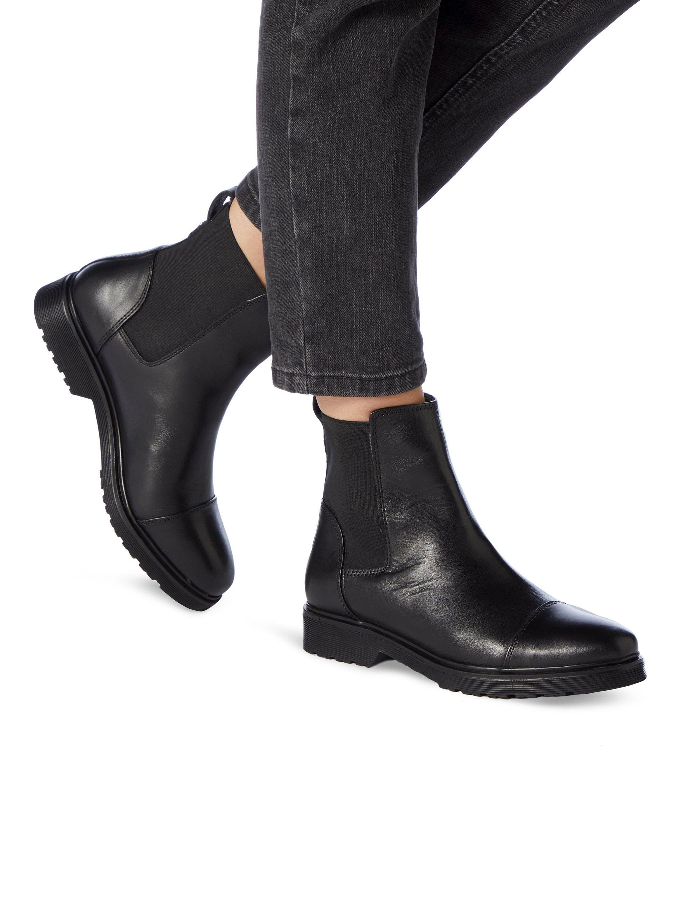 Botín Dune Paysan Black Mujer-0