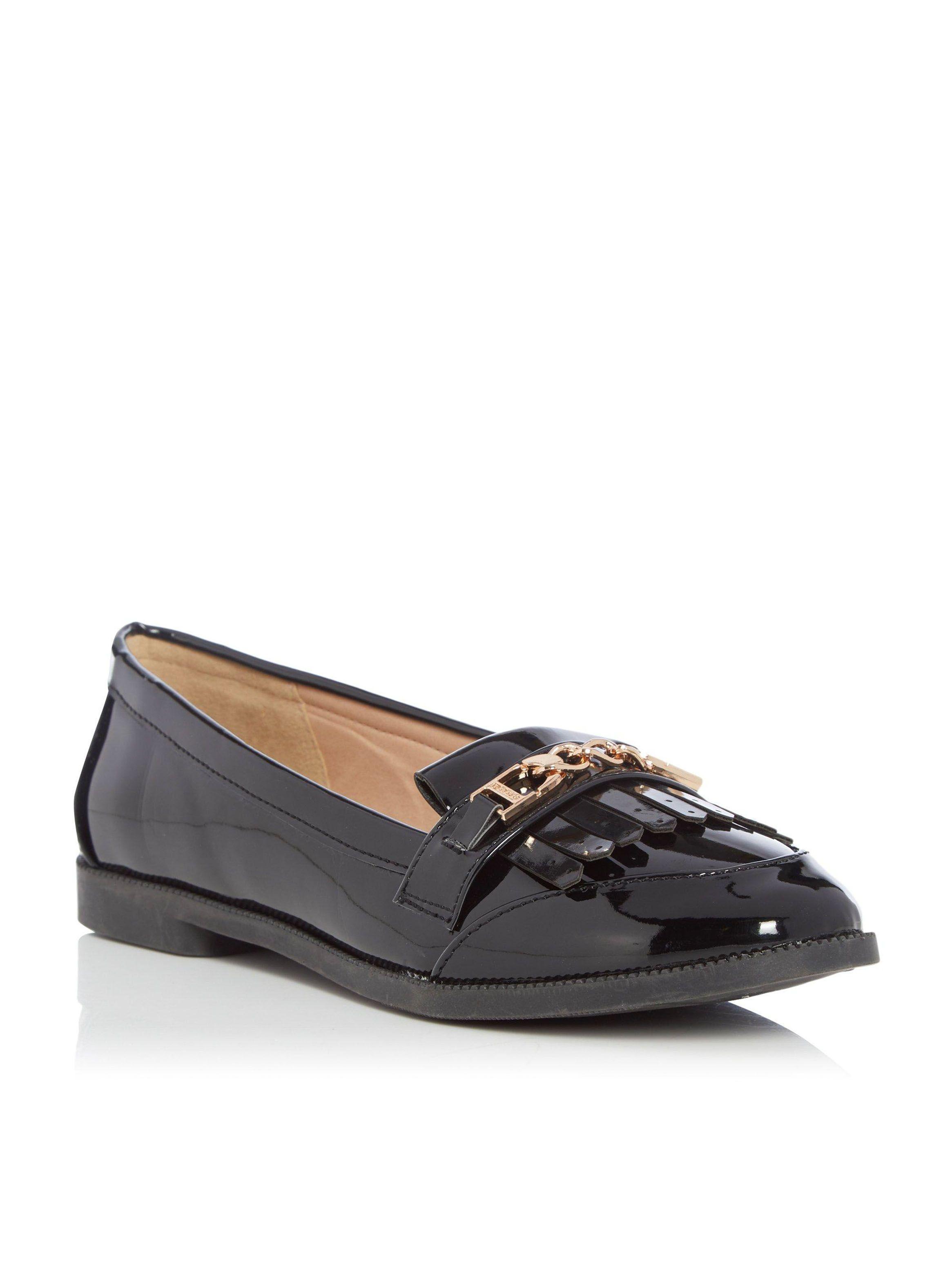 Mocasín Dune Giles Di Black Mujer-1
