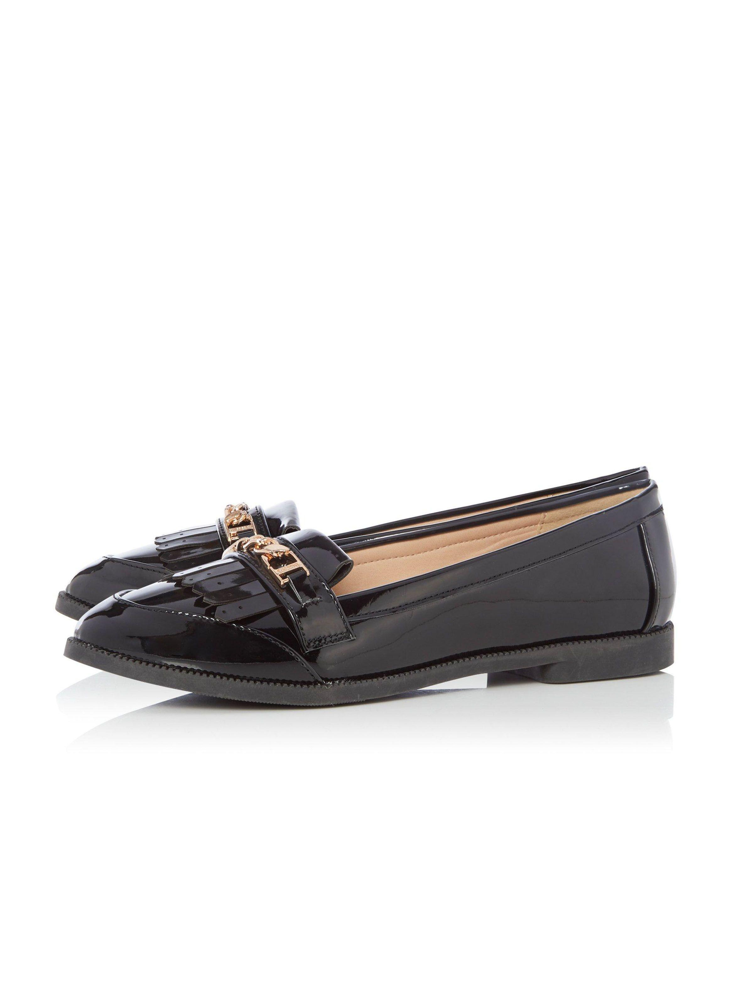 Mocasín Dune Giles Di Black Mujer-4