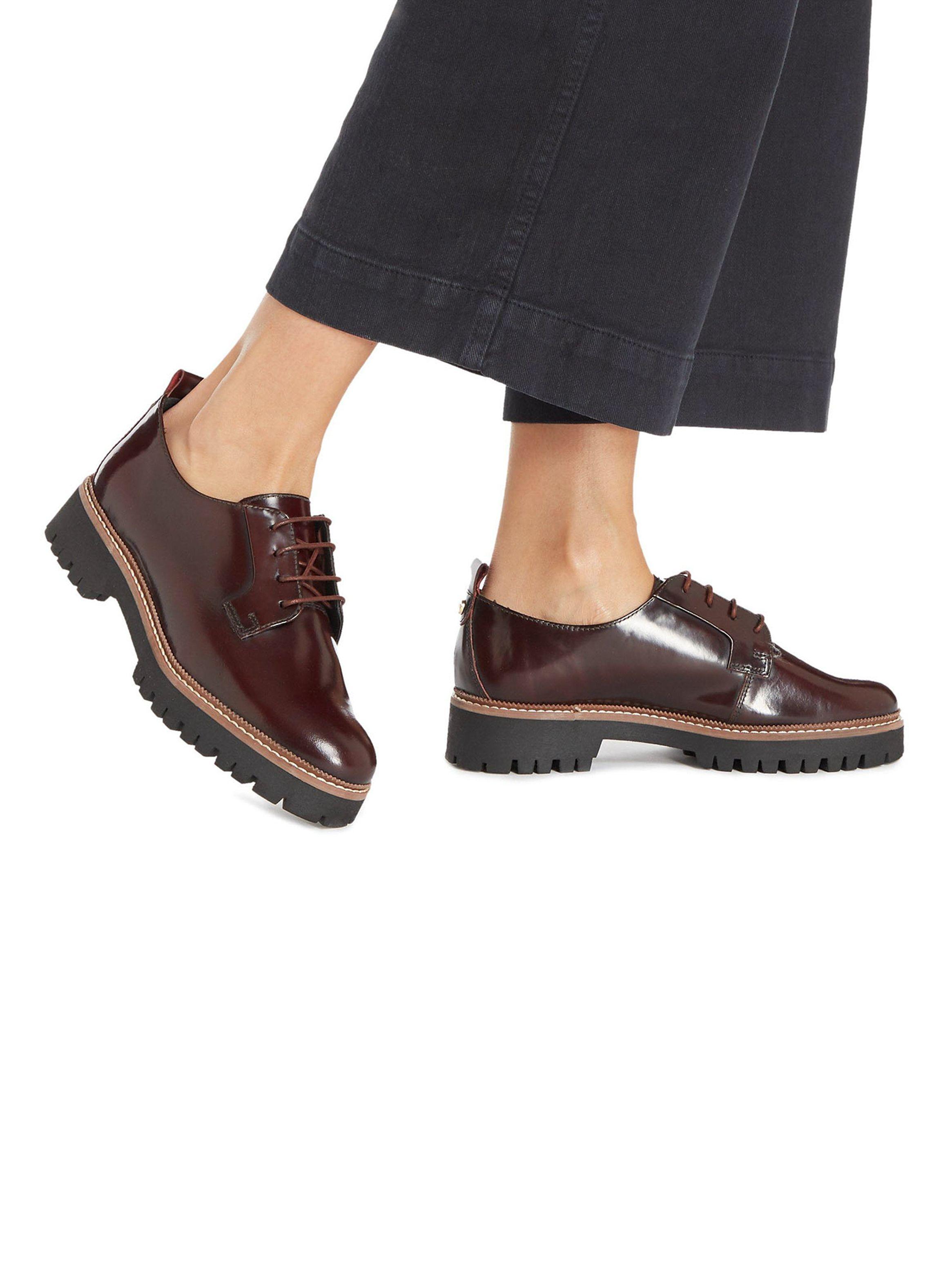 Zapato Dune Casual Fate Burgundy Mujer-0