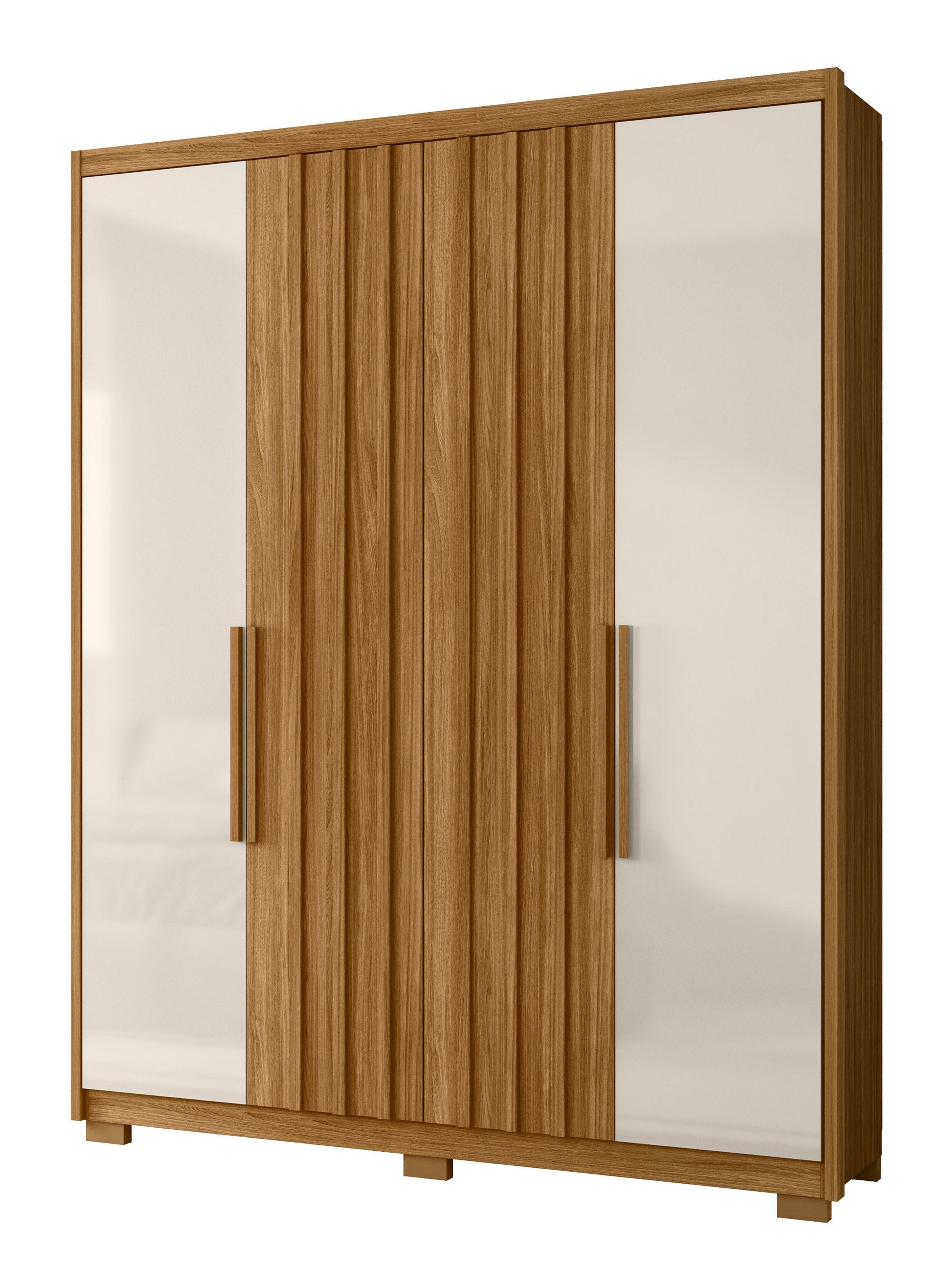 Clóset California 4 Puertas 3 Cajones Freijo Off White-2