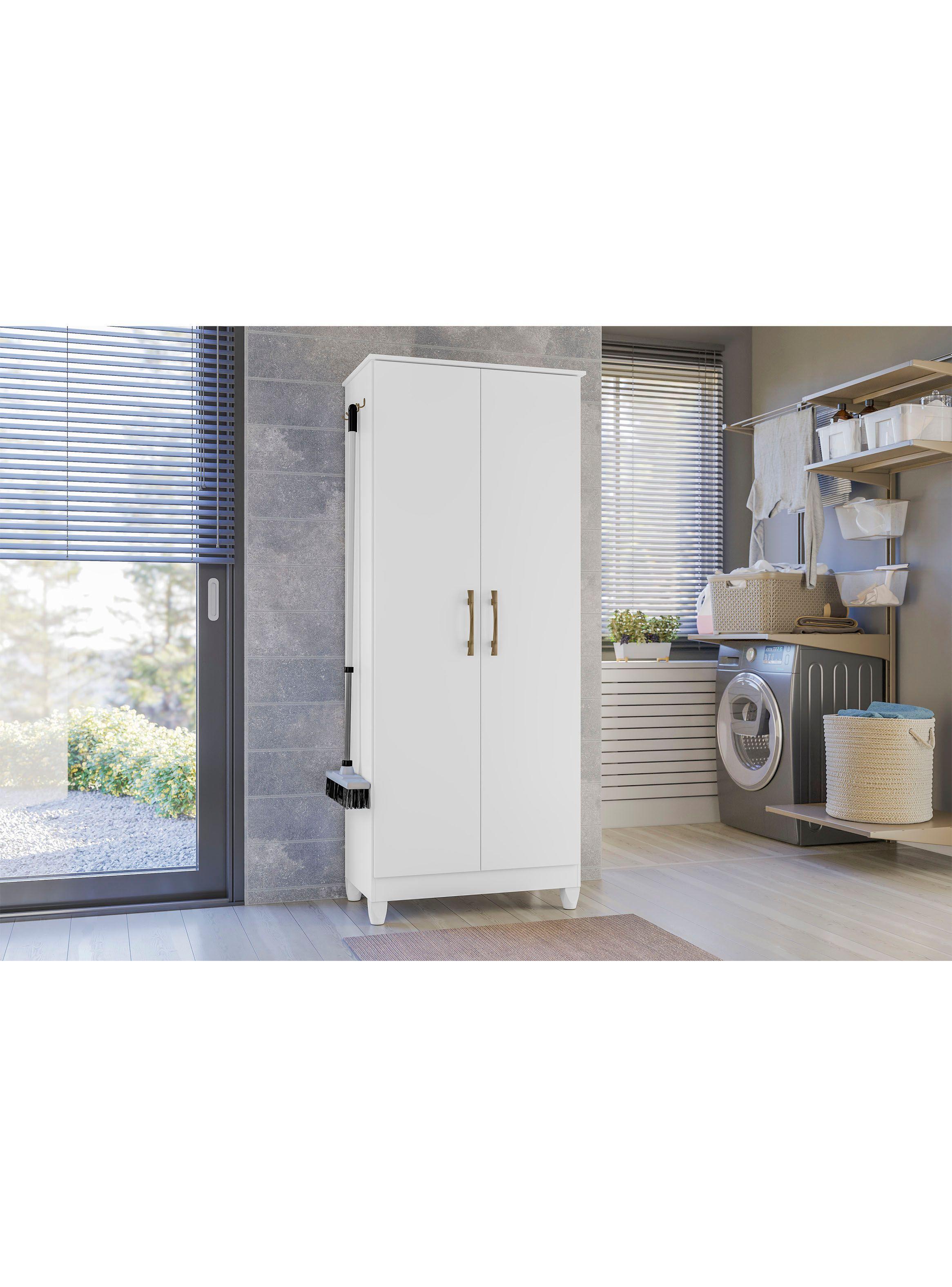 Clóset Multiuso Jade 2 Puertas Blanco-4