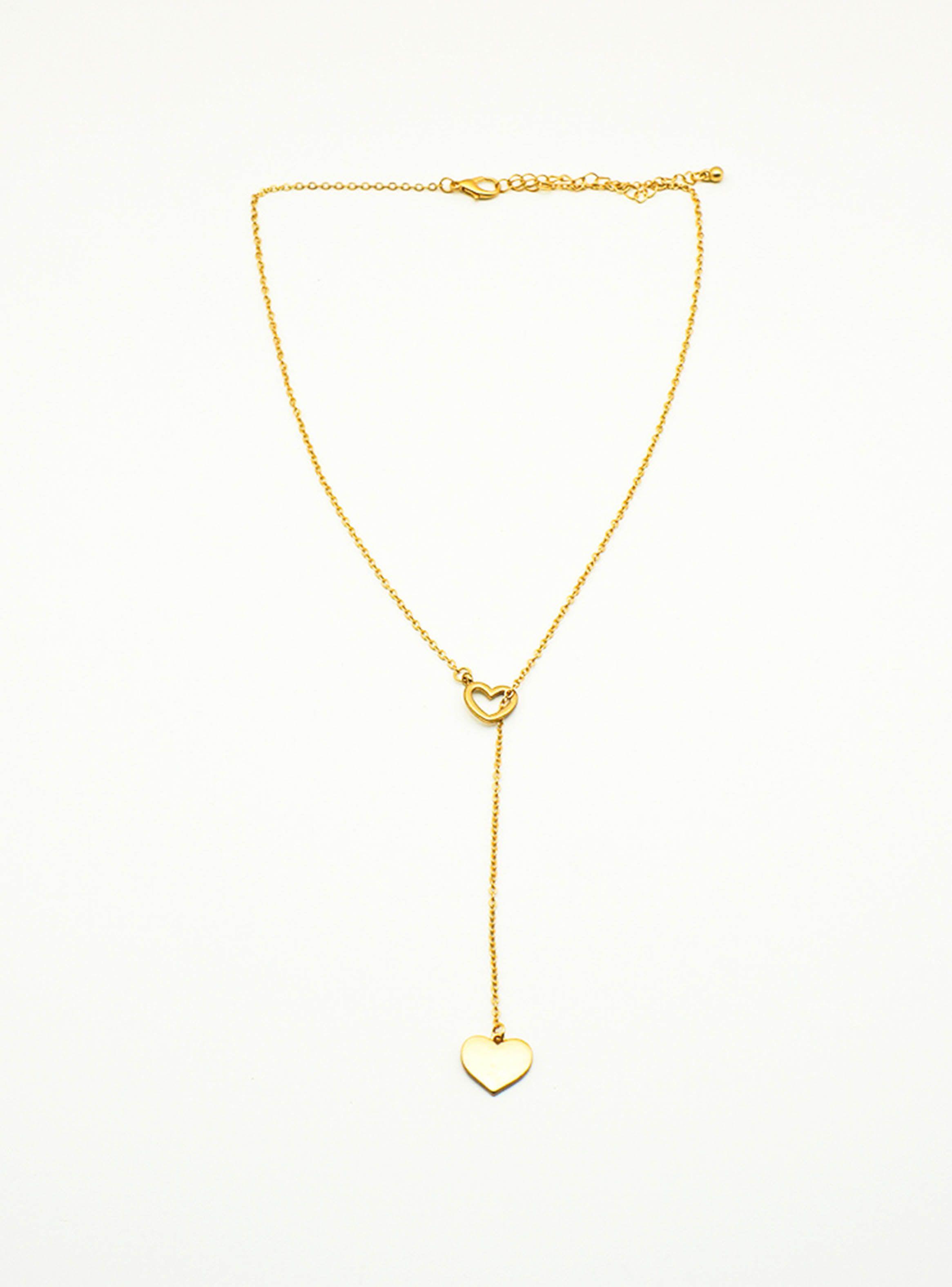 Collar Cascada Dorado i-D-0
