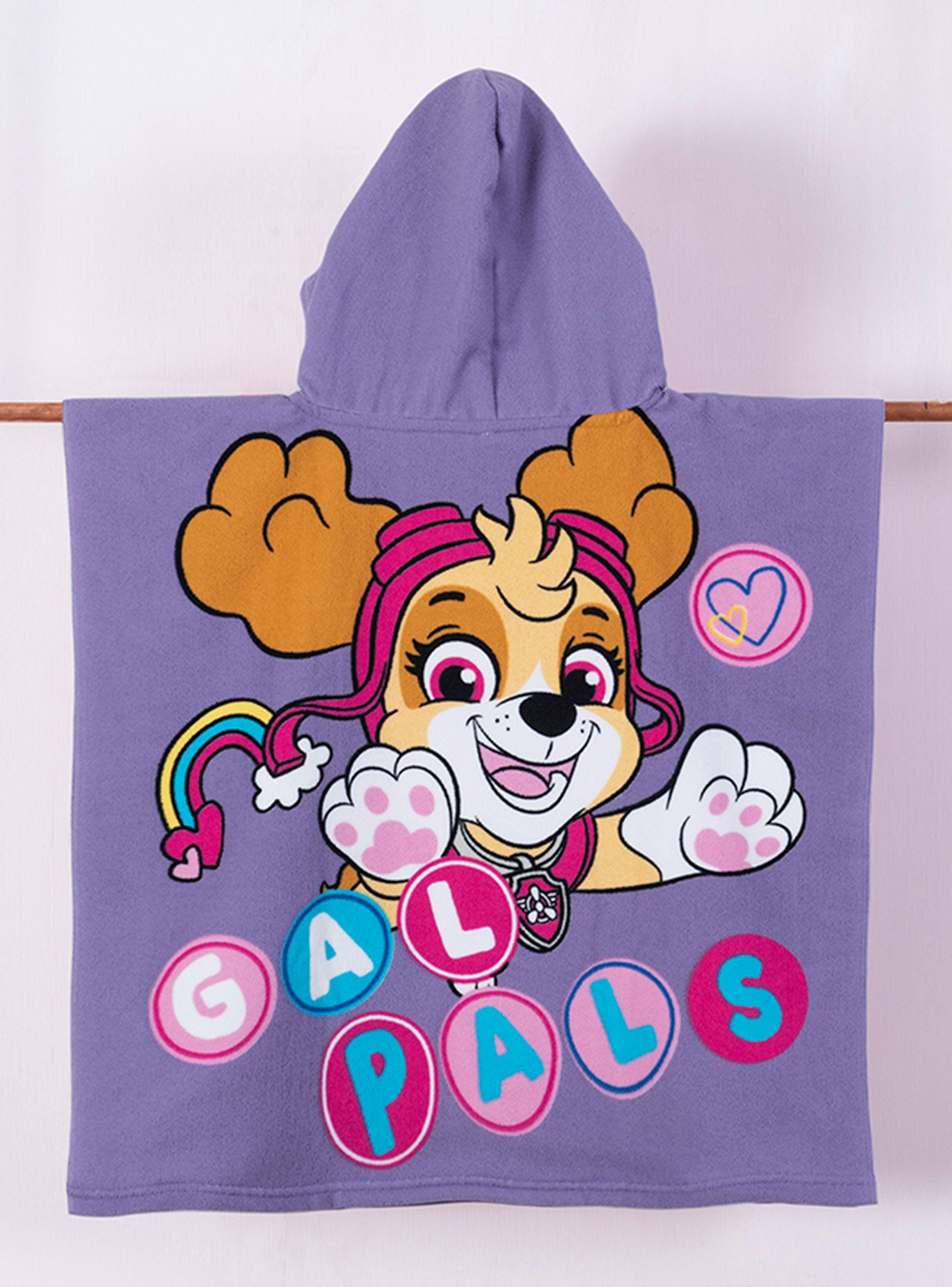 Toalla Capucha Paw Patrol Gal Pals 60x120 cm-1