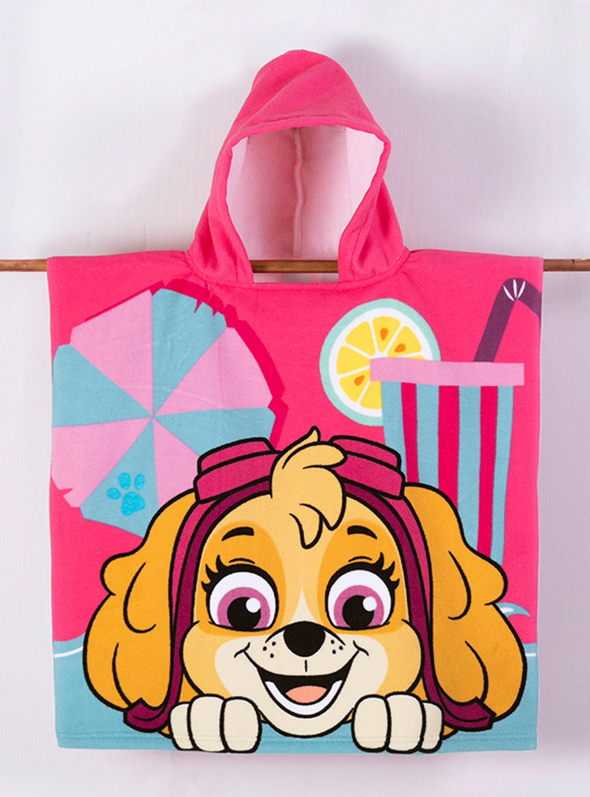 Toalla Capucha Paw Patrol Sunshine 60x120 cm-0