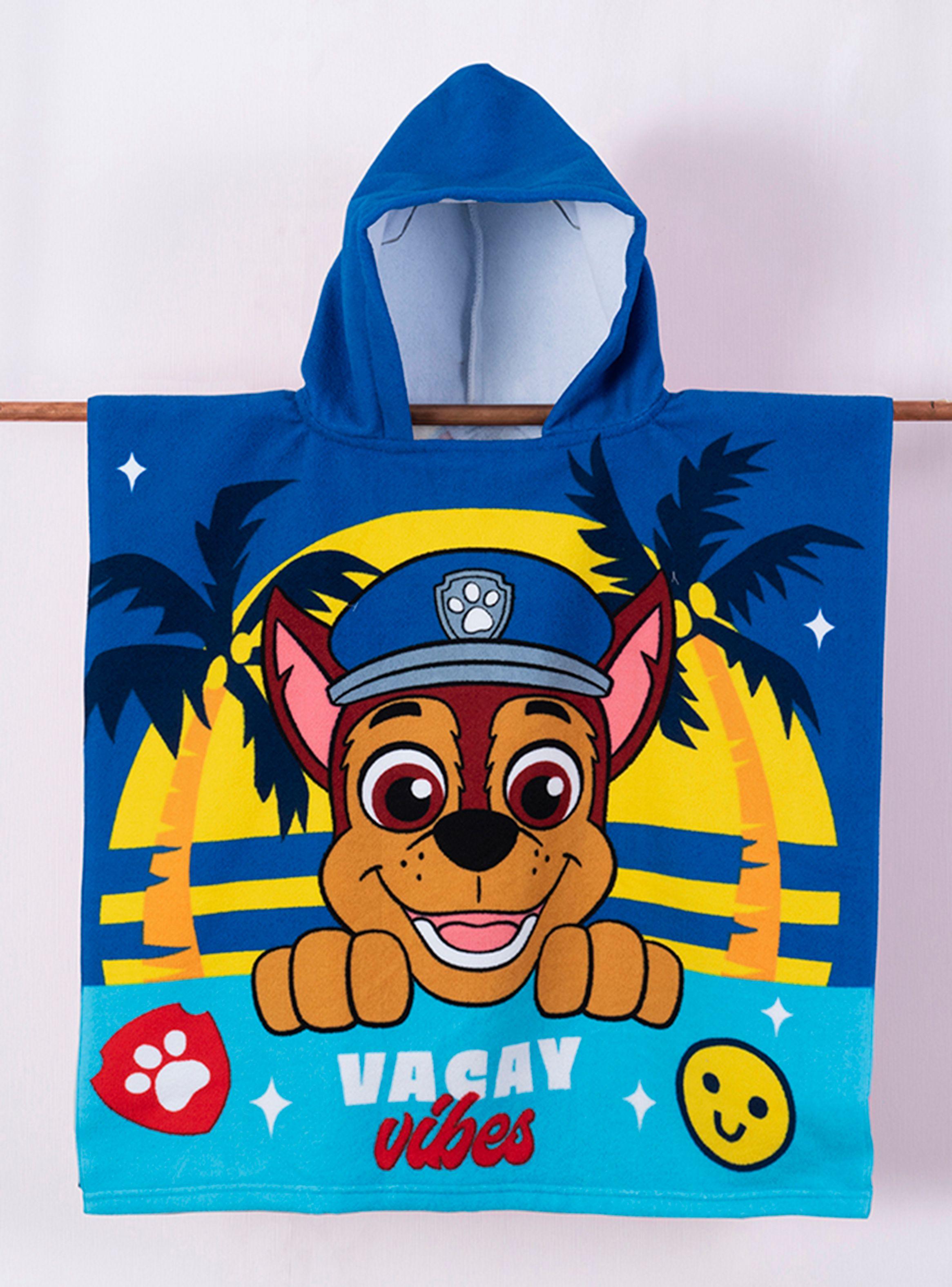 Toalla Capucha Paw Patrol Vacay 60x120 cm-0