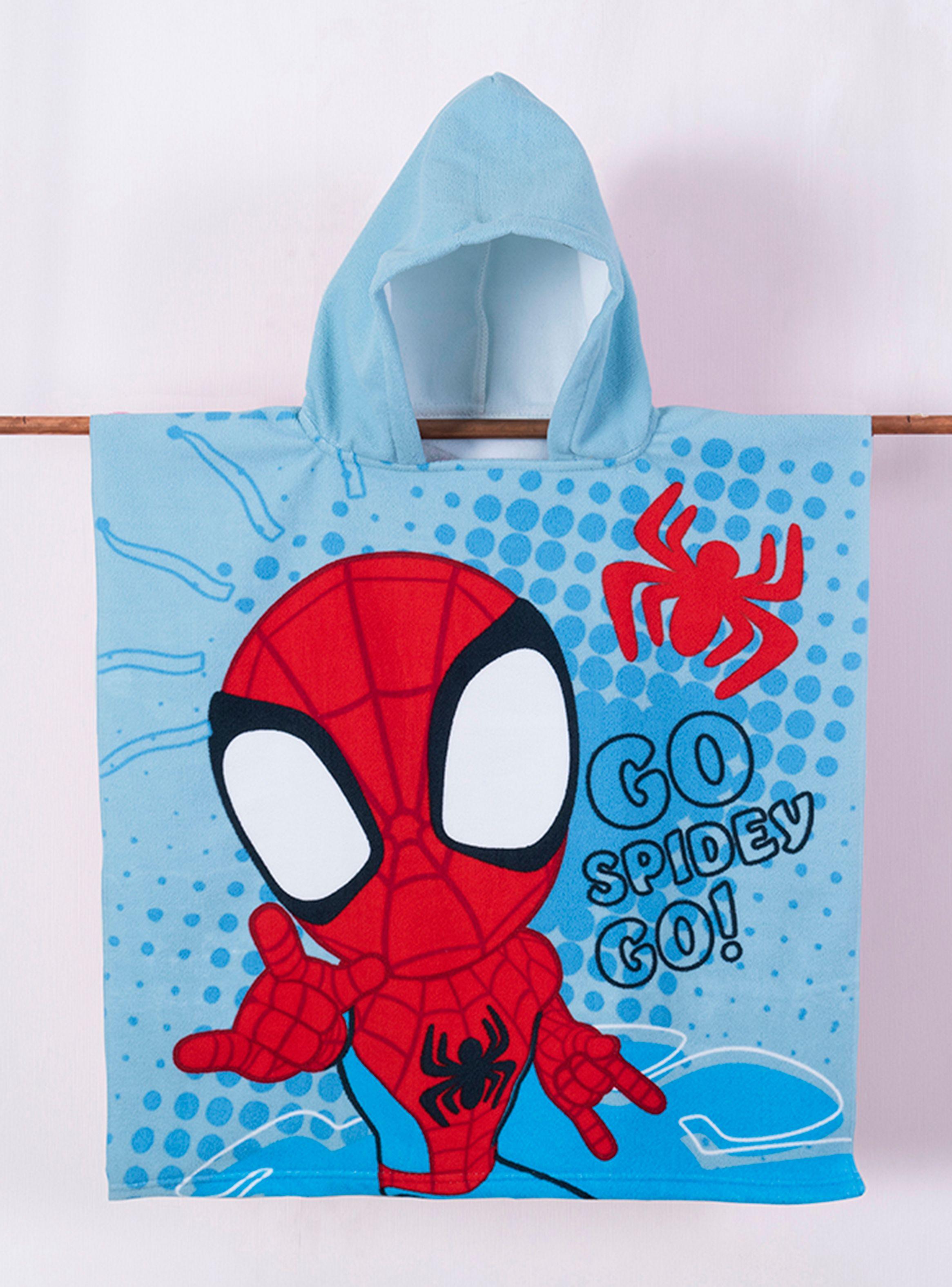 Toalla Capucha Spider-man Go 60x120 cm-0