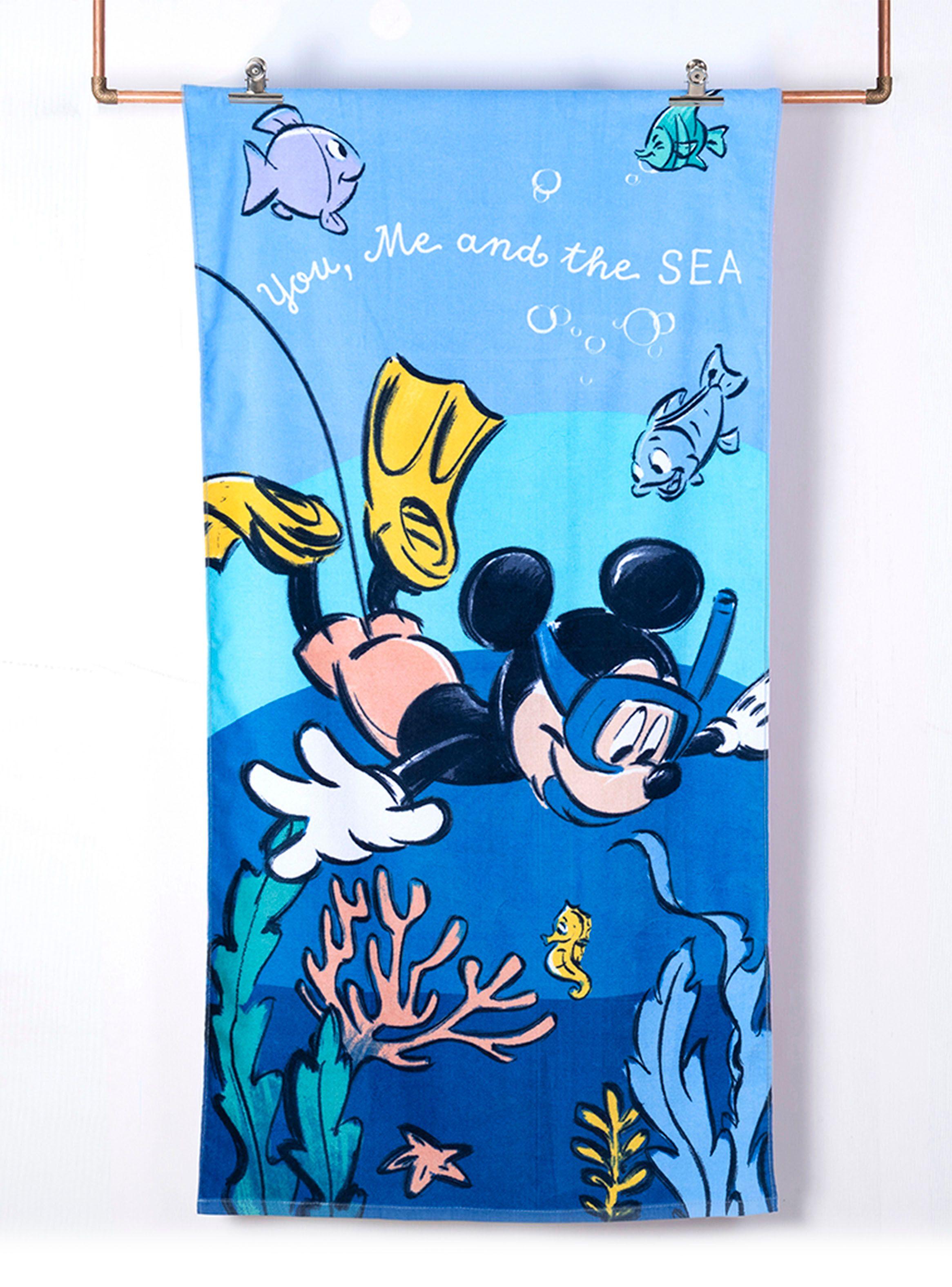 Toalla de Playa Mickey Buseo 70x140 cm-0