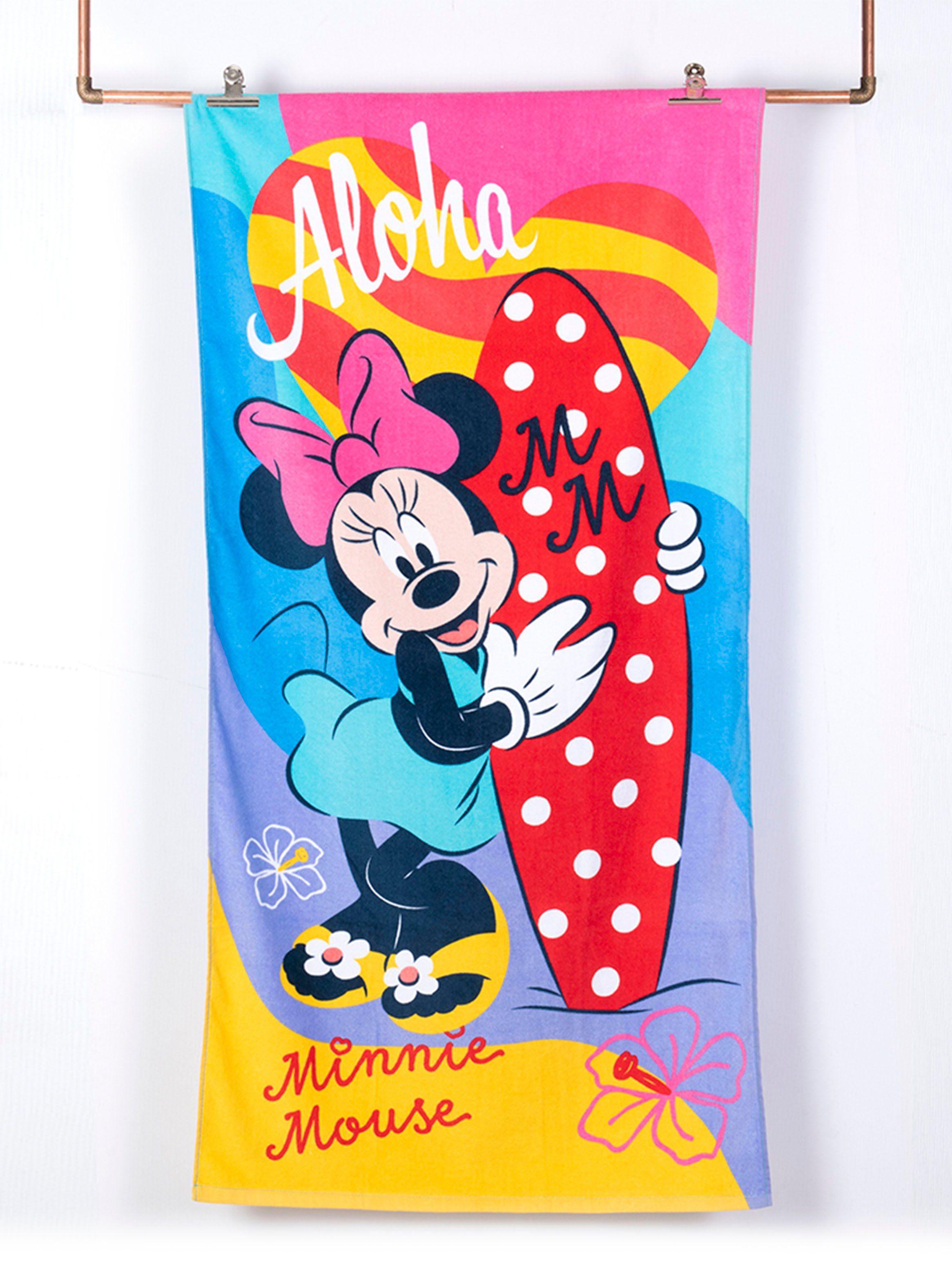 Toalla de Playa Minnie Surf 70x140 cm-0