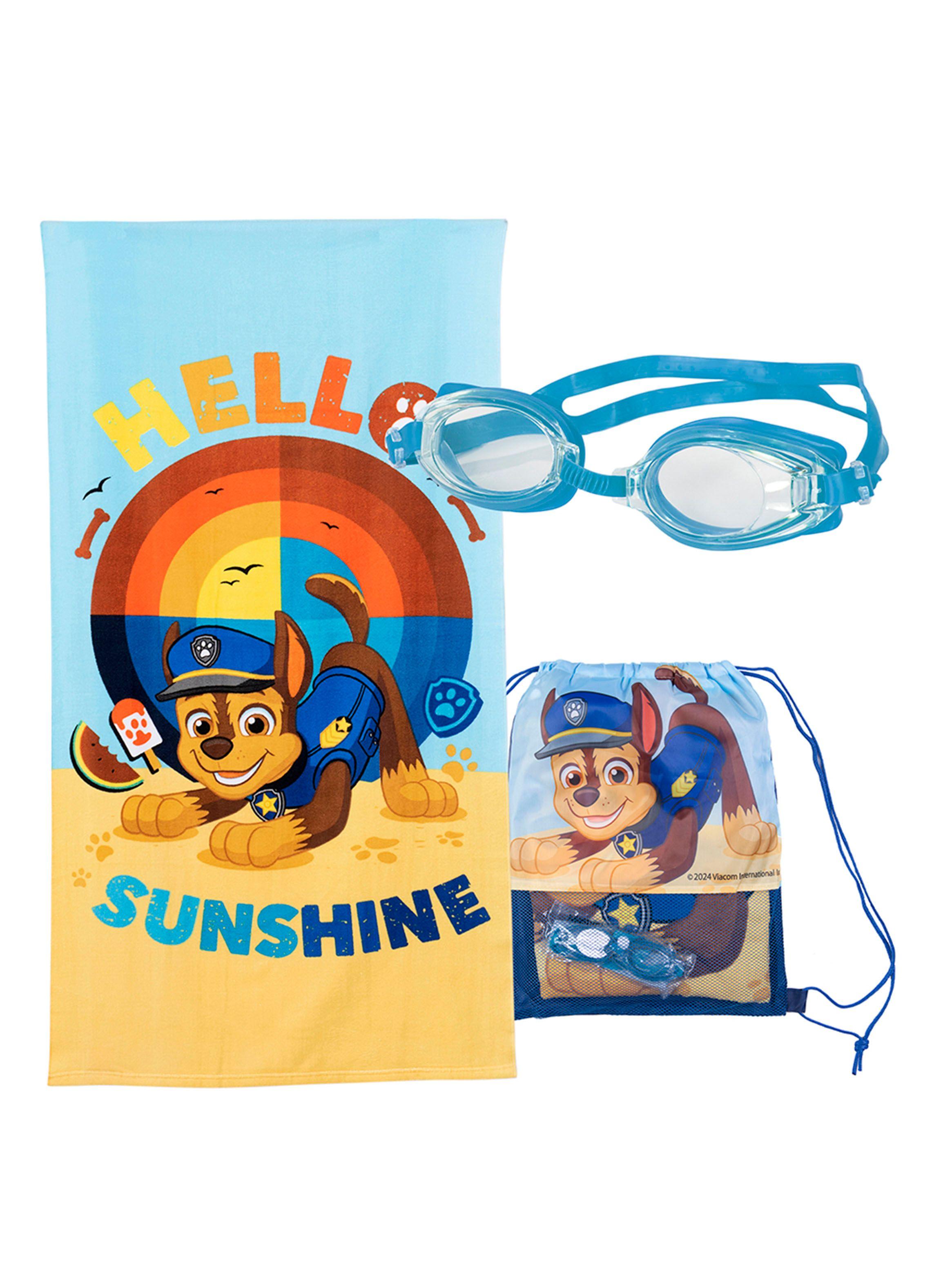 Set Toalla de Playa Paw Patrol 70x140 cm + Lentes + Bolso-0