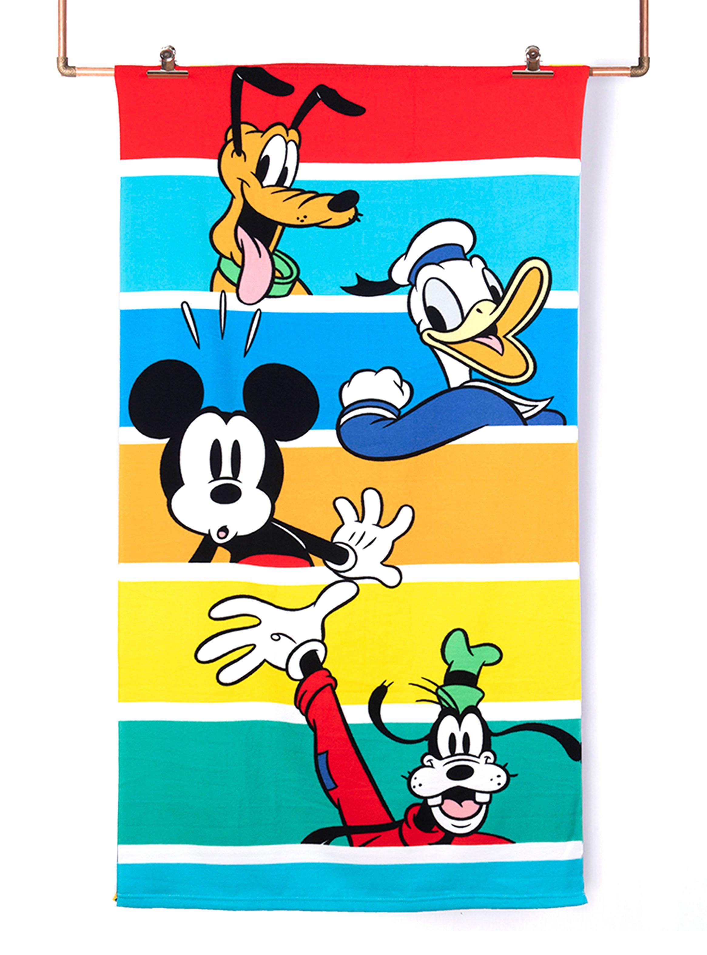 Toalla de Playa Mickey Juego 70x140 cm + Bolso-0