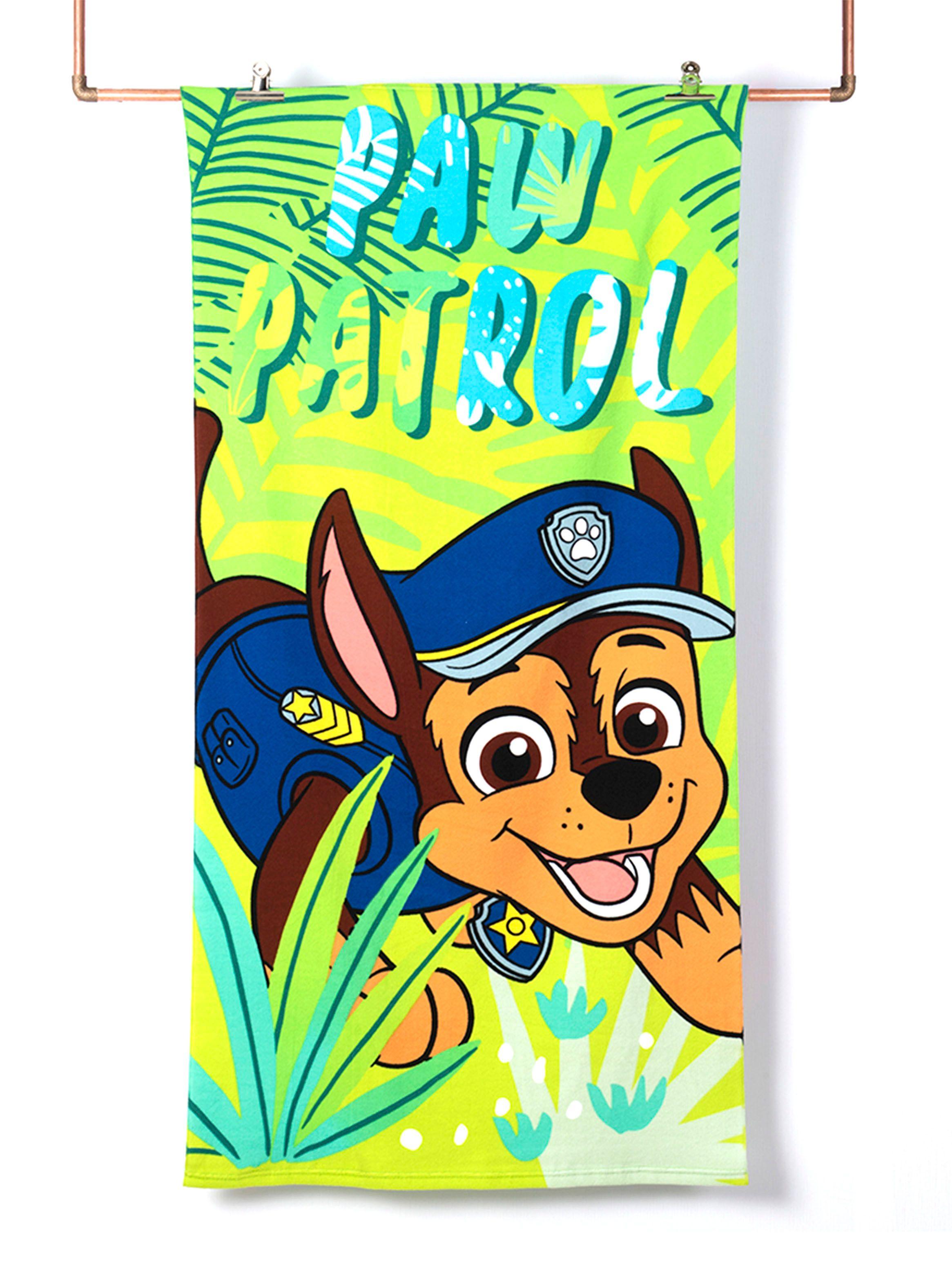 Toalla de Playa Paw Patrol Jungle 70x140 cm + Bolso-0