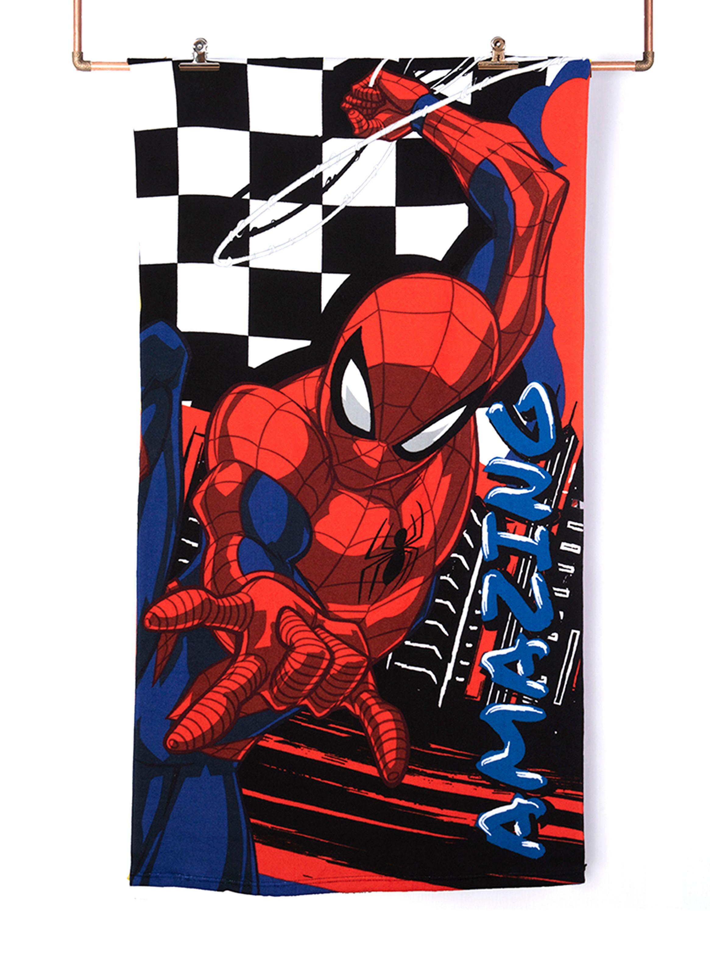 Toalla de Playa Spaider-man Amazing 70x140 cm + Bolso-0