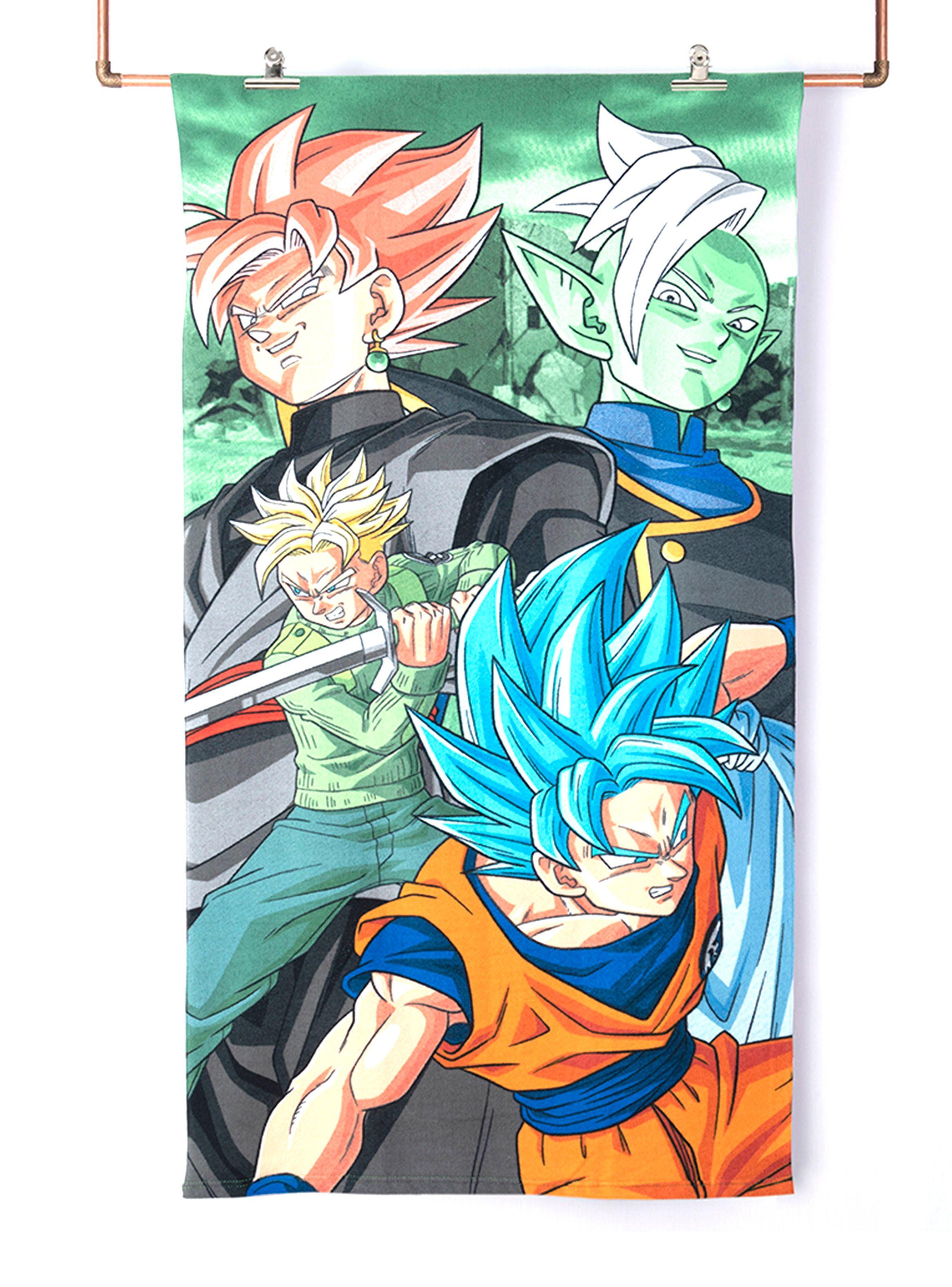 Toalla de Playa Dragon Ball Cuatro 70x140 cm-0