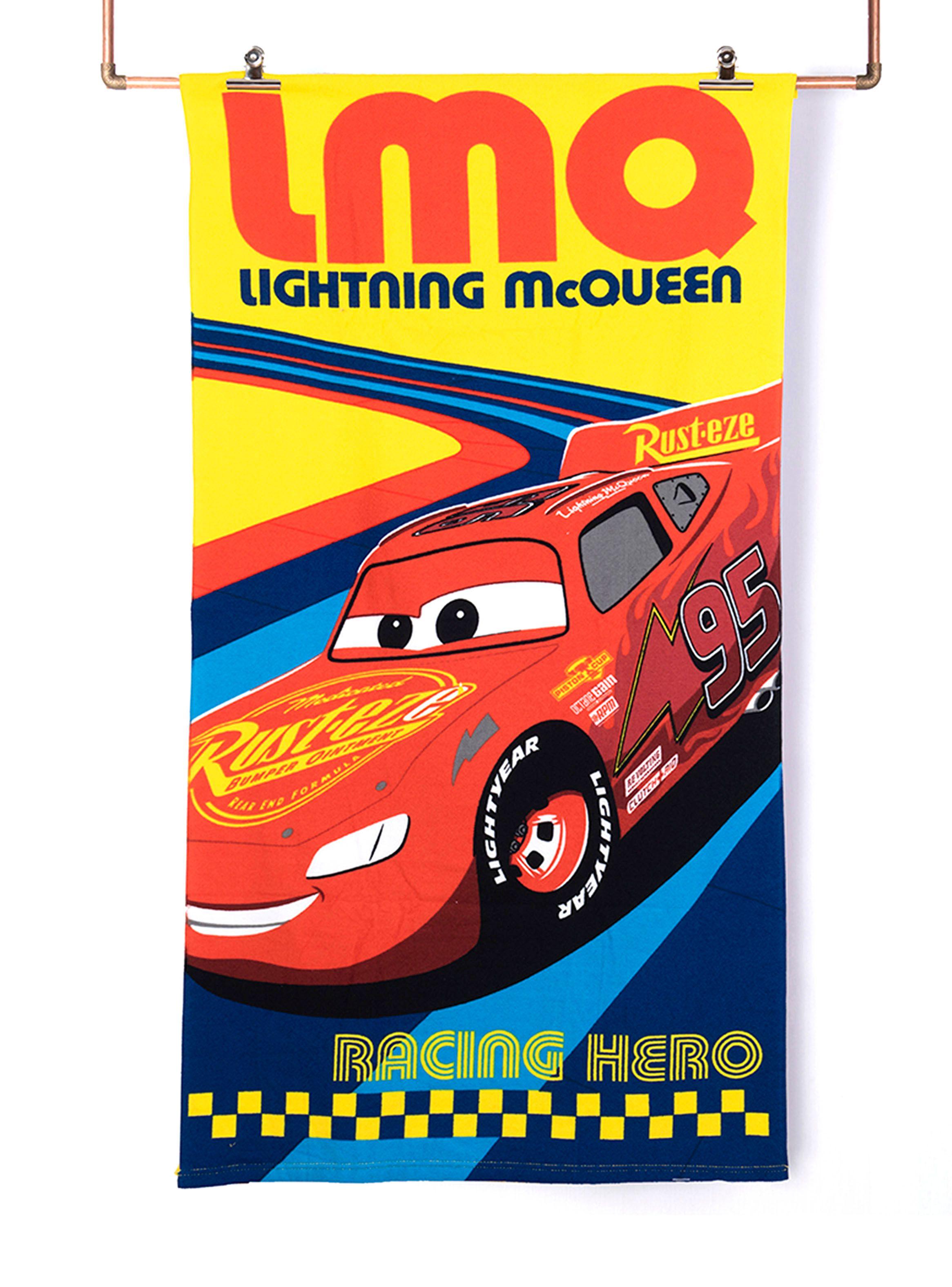 Toalla de Playa Cars Racing 70x140 cm + Bolso-0