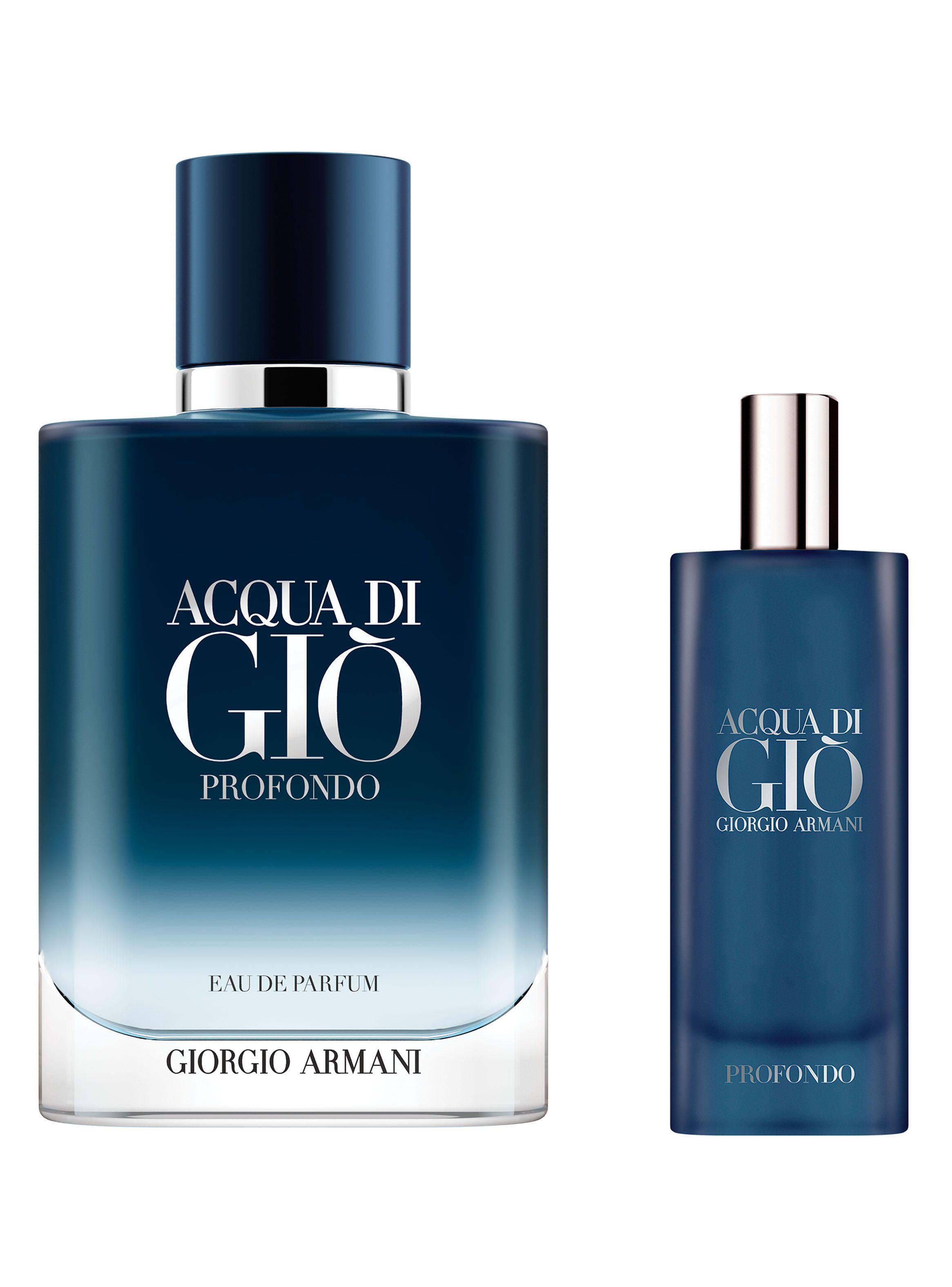 Set Perfume Acqua Di Giò Profondo EDP Hombre 100 ml + 15 ml Giorgio Armani-0