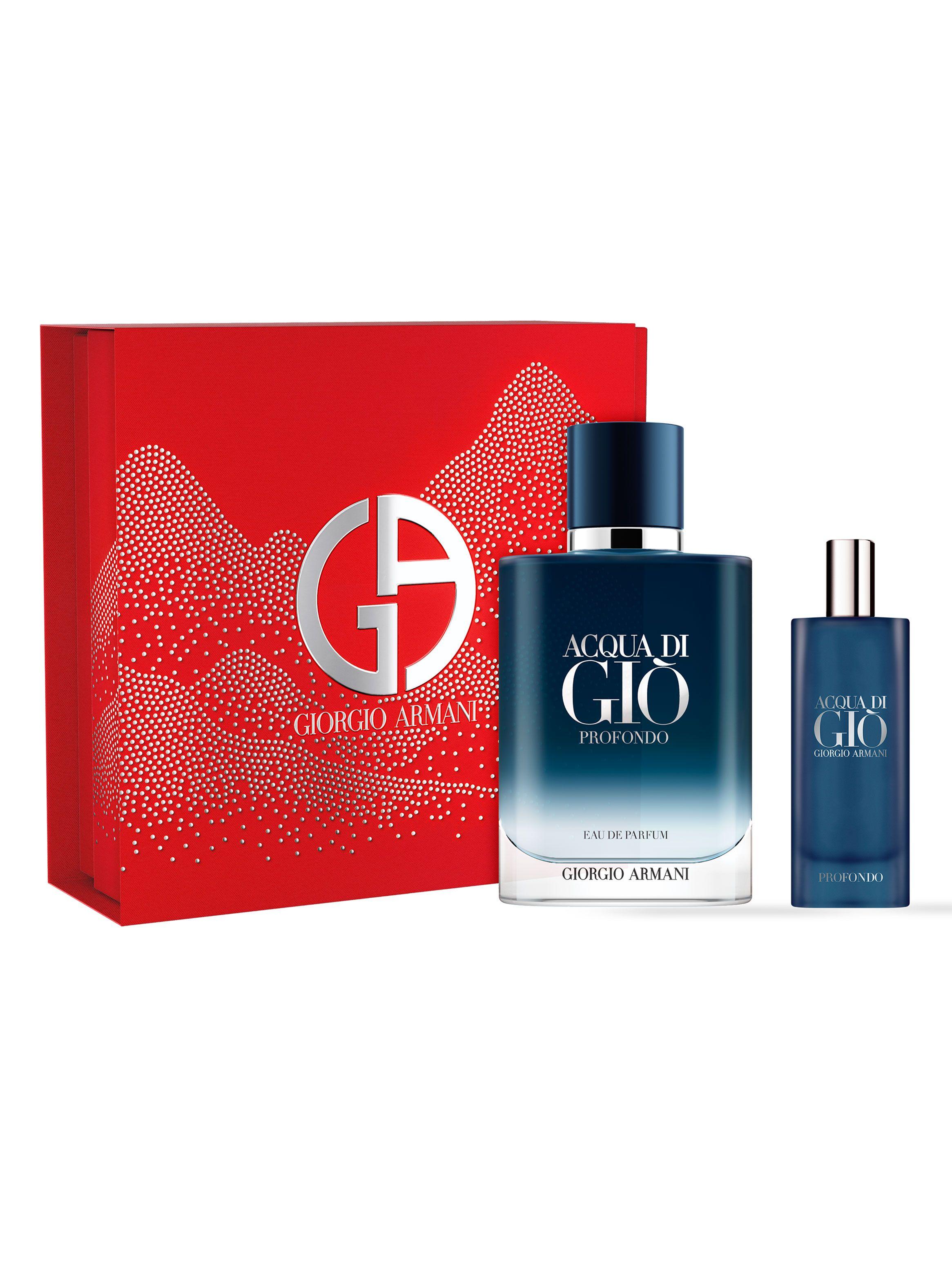 Set Perfume Acqua Di Giò Profondo EDP Hombre 100 ml + 15 ml Giorgio Armani-1