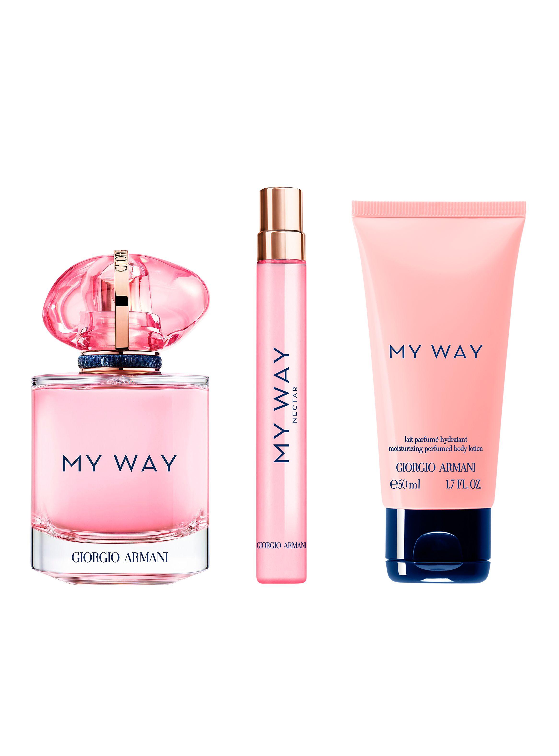 Set Perfume My Way Nectar EDP Mujer 90ml + 10ml + Loción Corporal 50ml Giorgio Armani-0