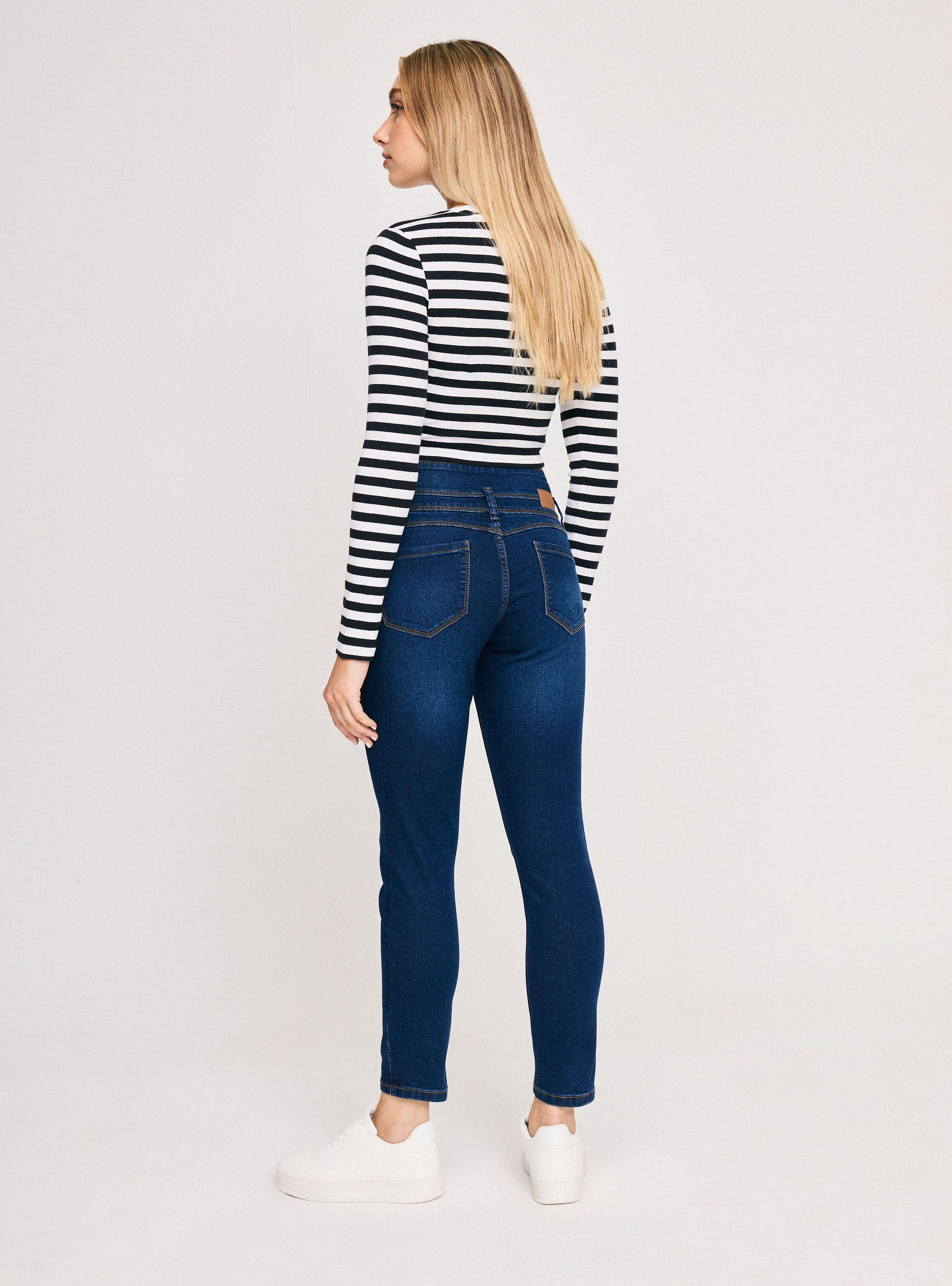 Jeans Pretina Alta 3 Botones-5
