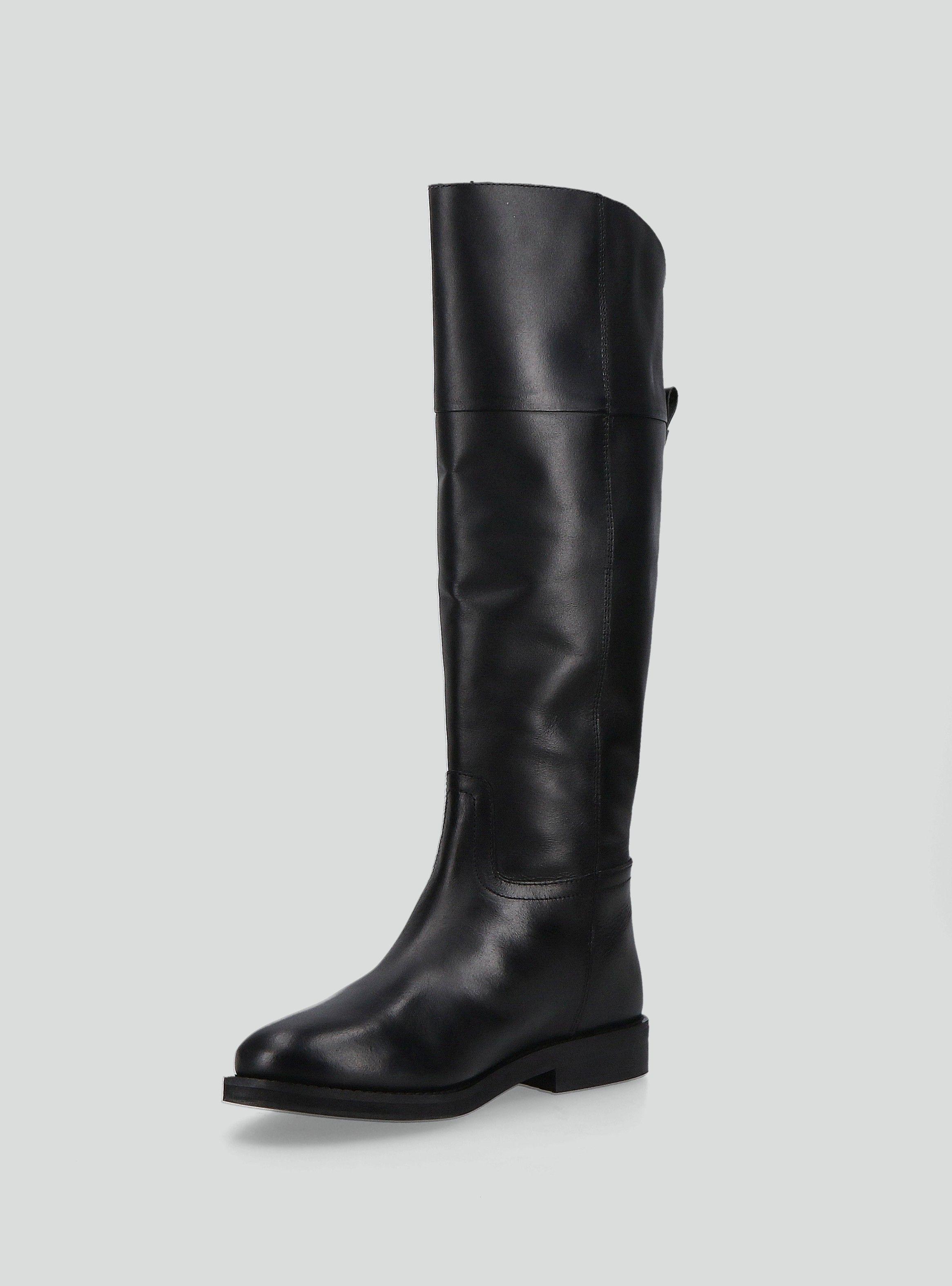 Bota de Montar Cuero Colaboración María Pombo Mujer-3