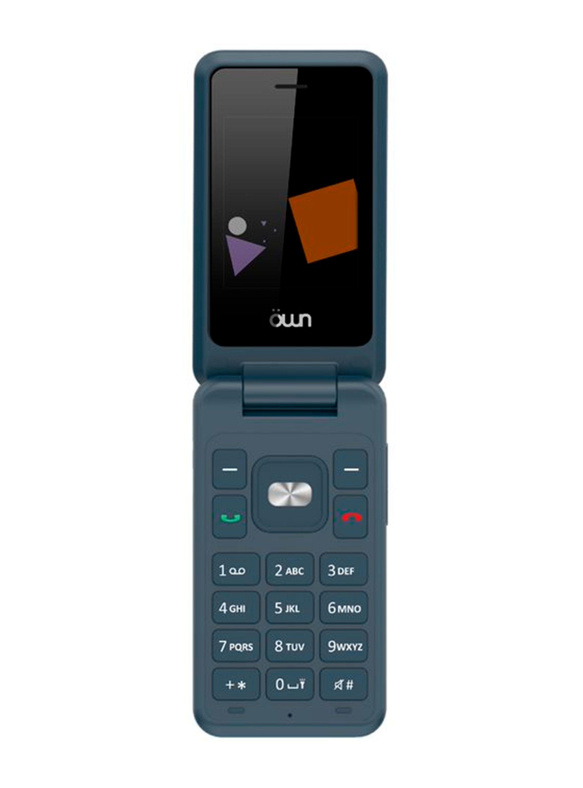 Celular Básico F1026 128MB Gris Azul Entel-0
