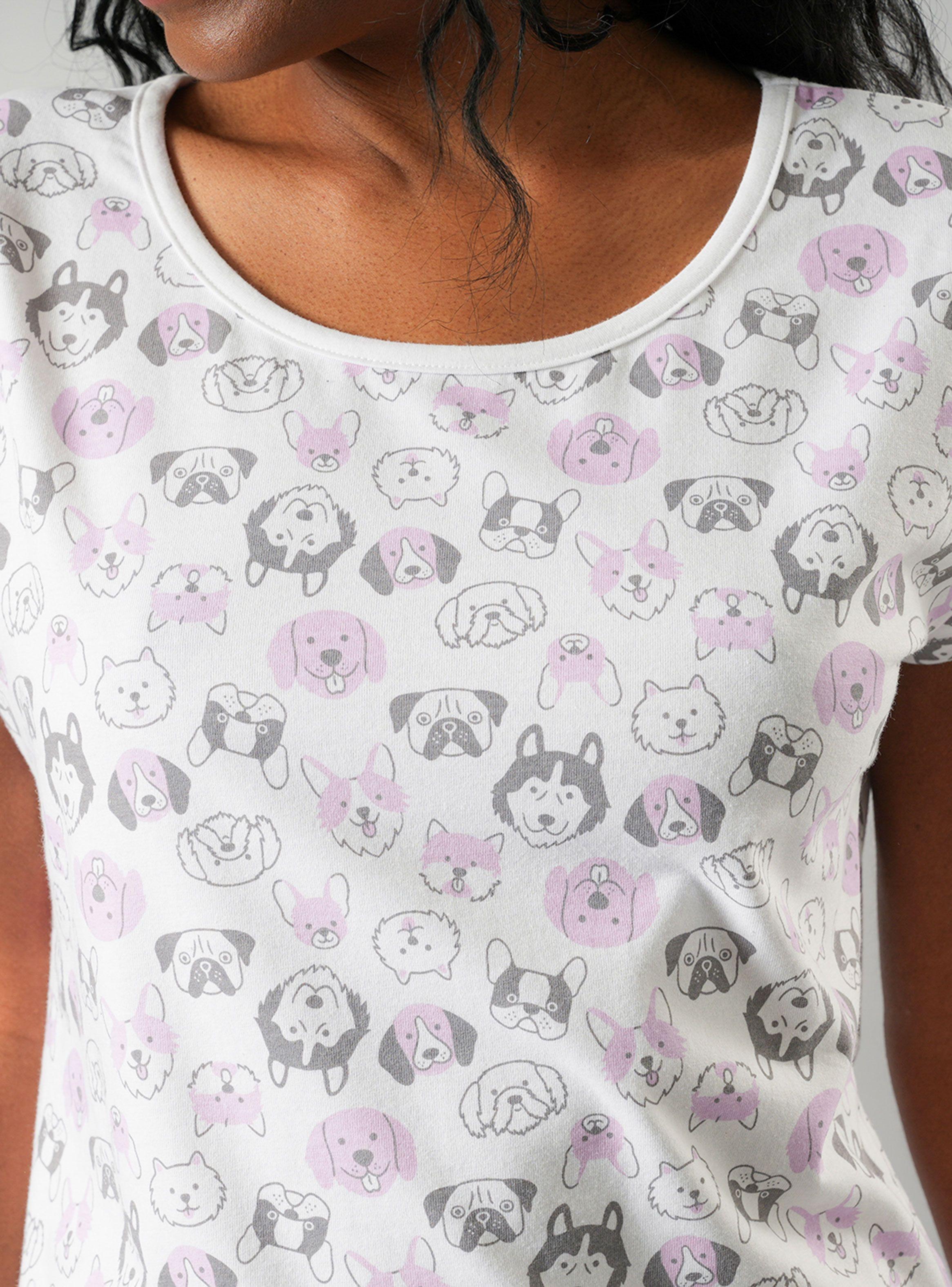 Pijamas Top Cuadrado con Short-2