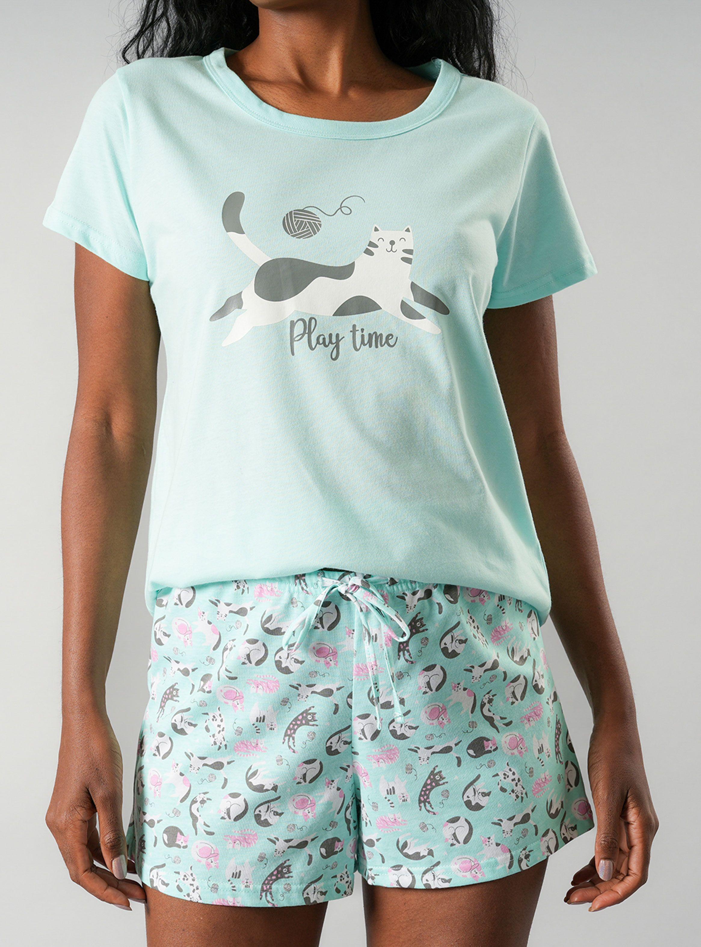 Pijamas Top con Short Caja-2