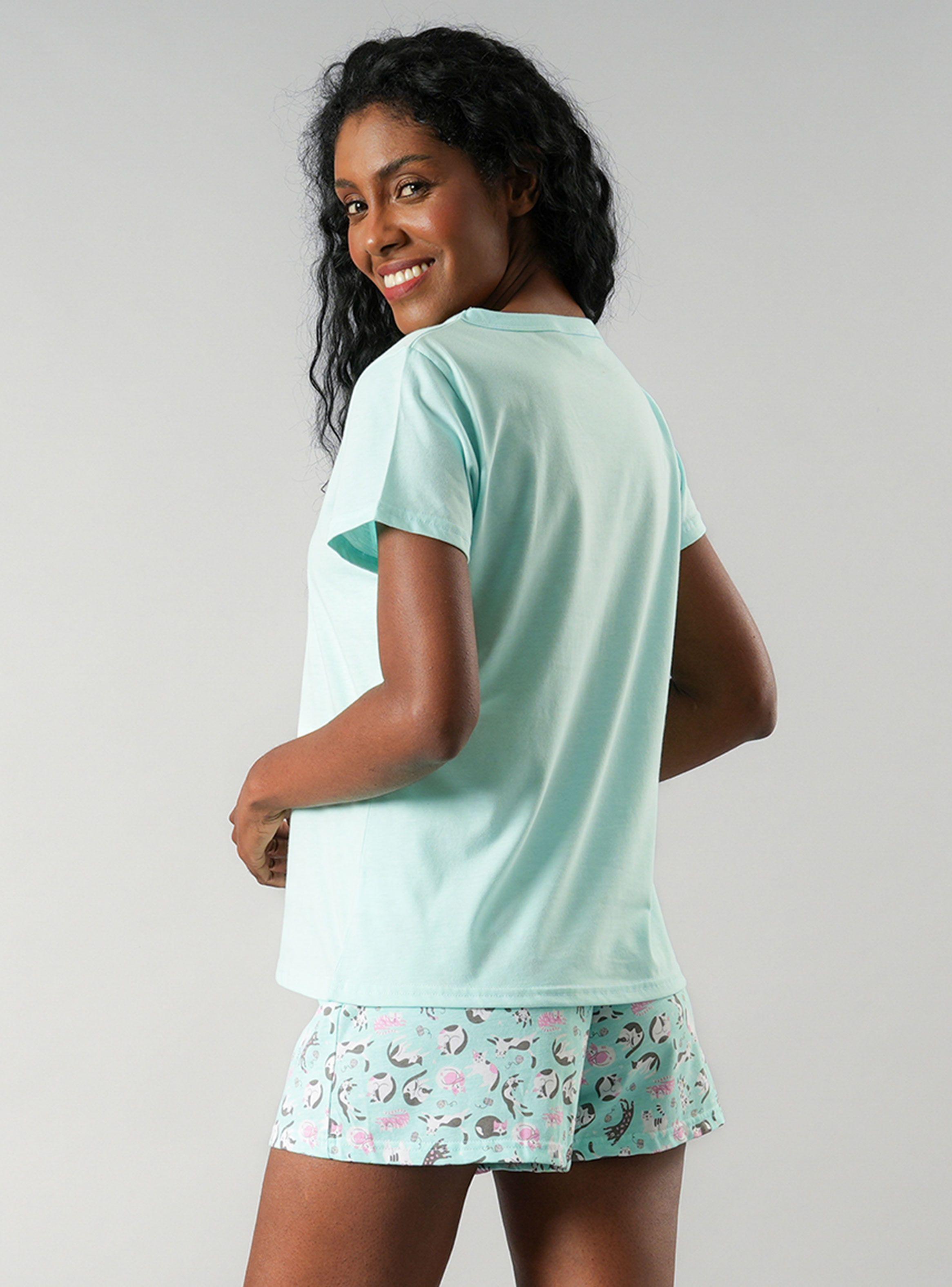 Pijamas Top con Short Caja-1