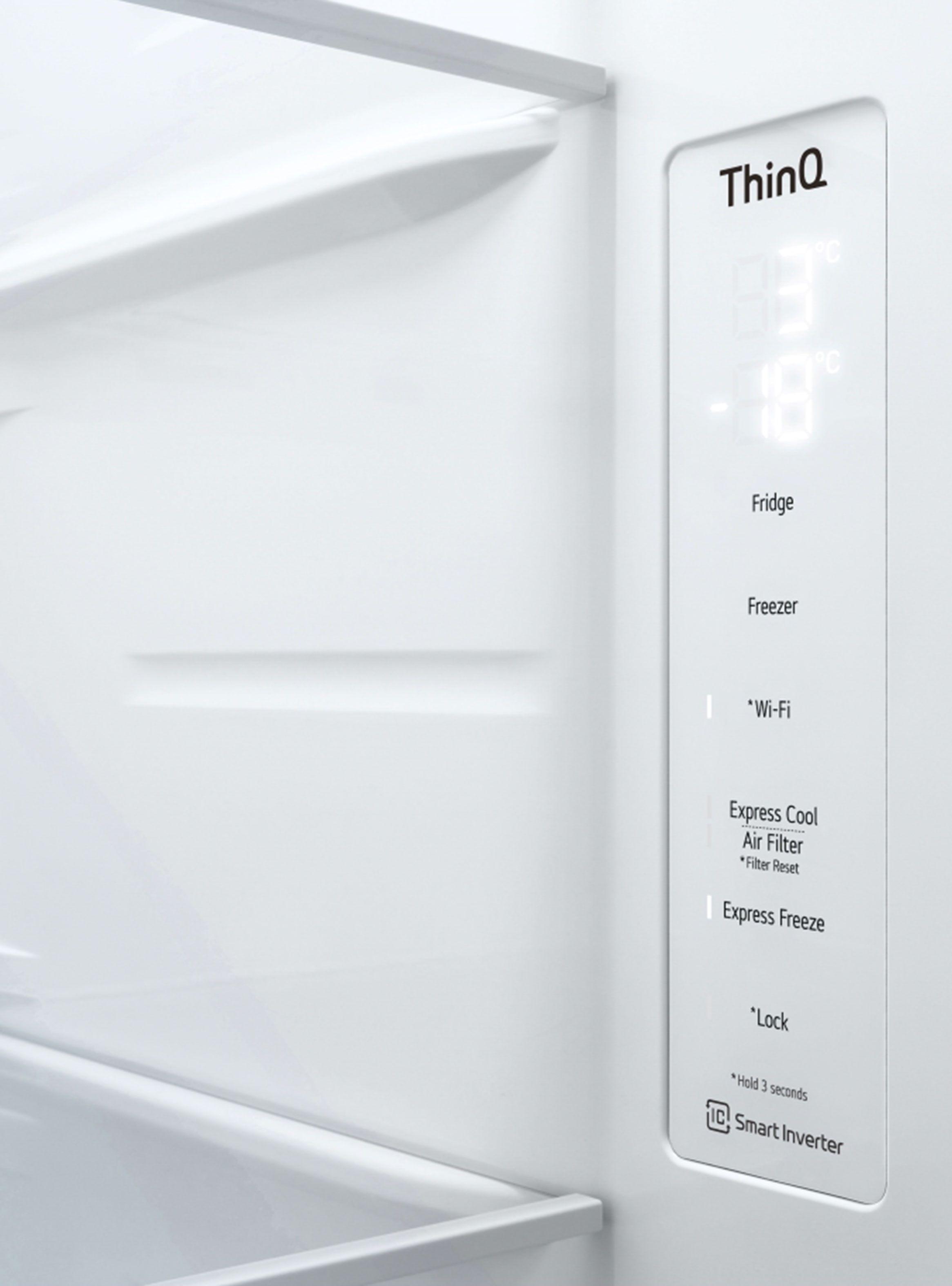 Refrigerador Side by Side No Frost 647 Litros GS66BVP Instaview-7