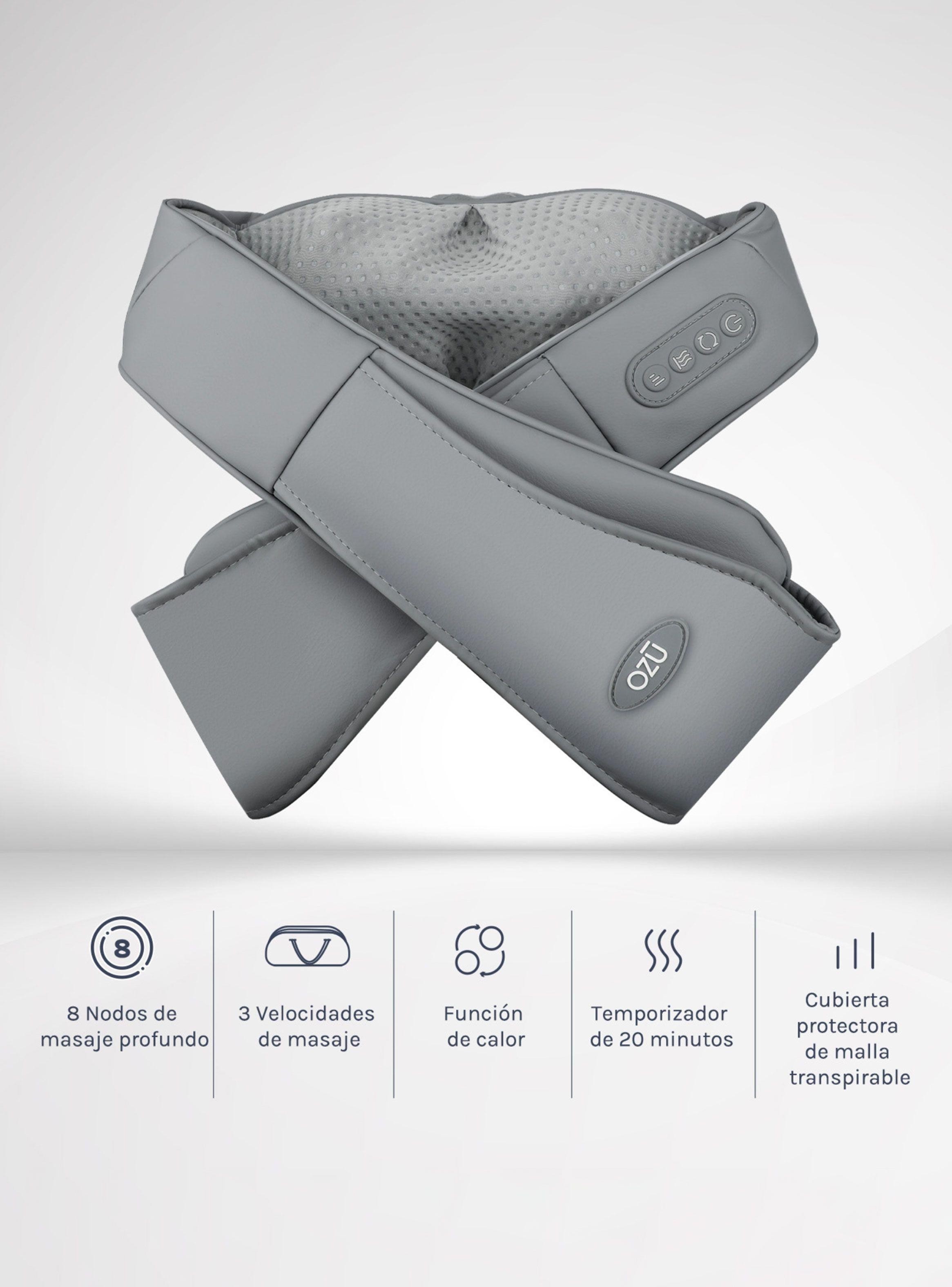 Masajeador de Cuello y Hombros Shiatsu + Bolso Gris Oscuro-1