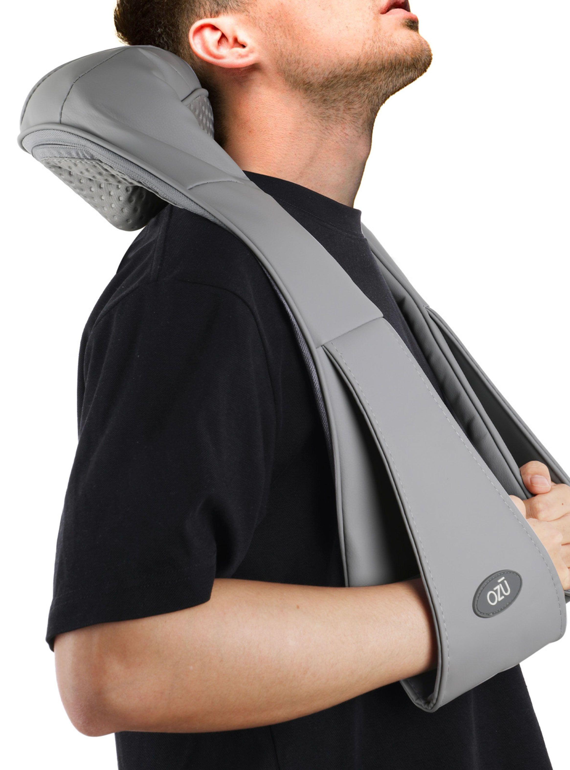 Masajeador de Cuello y Hombros Shiatsu + Bolso Gris Oscuro-2