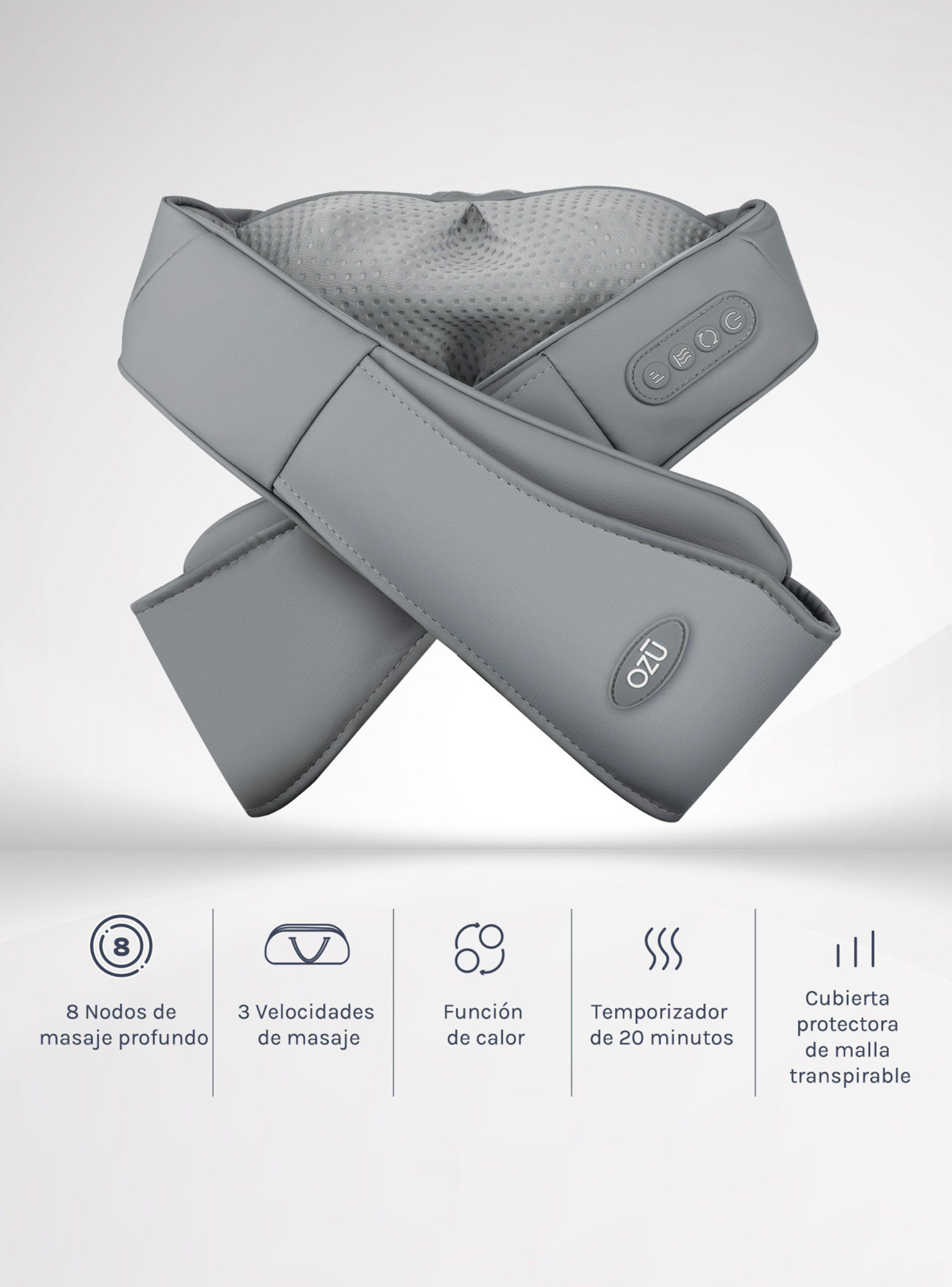 Masajeador de Cuello y Hombros Shiatsu +  Bolso Lila-1