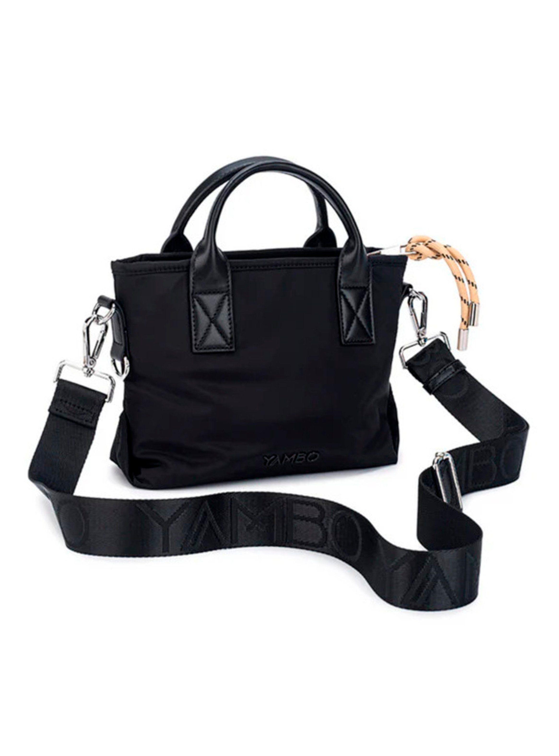 Cartera Mini Tote Rope Black-2