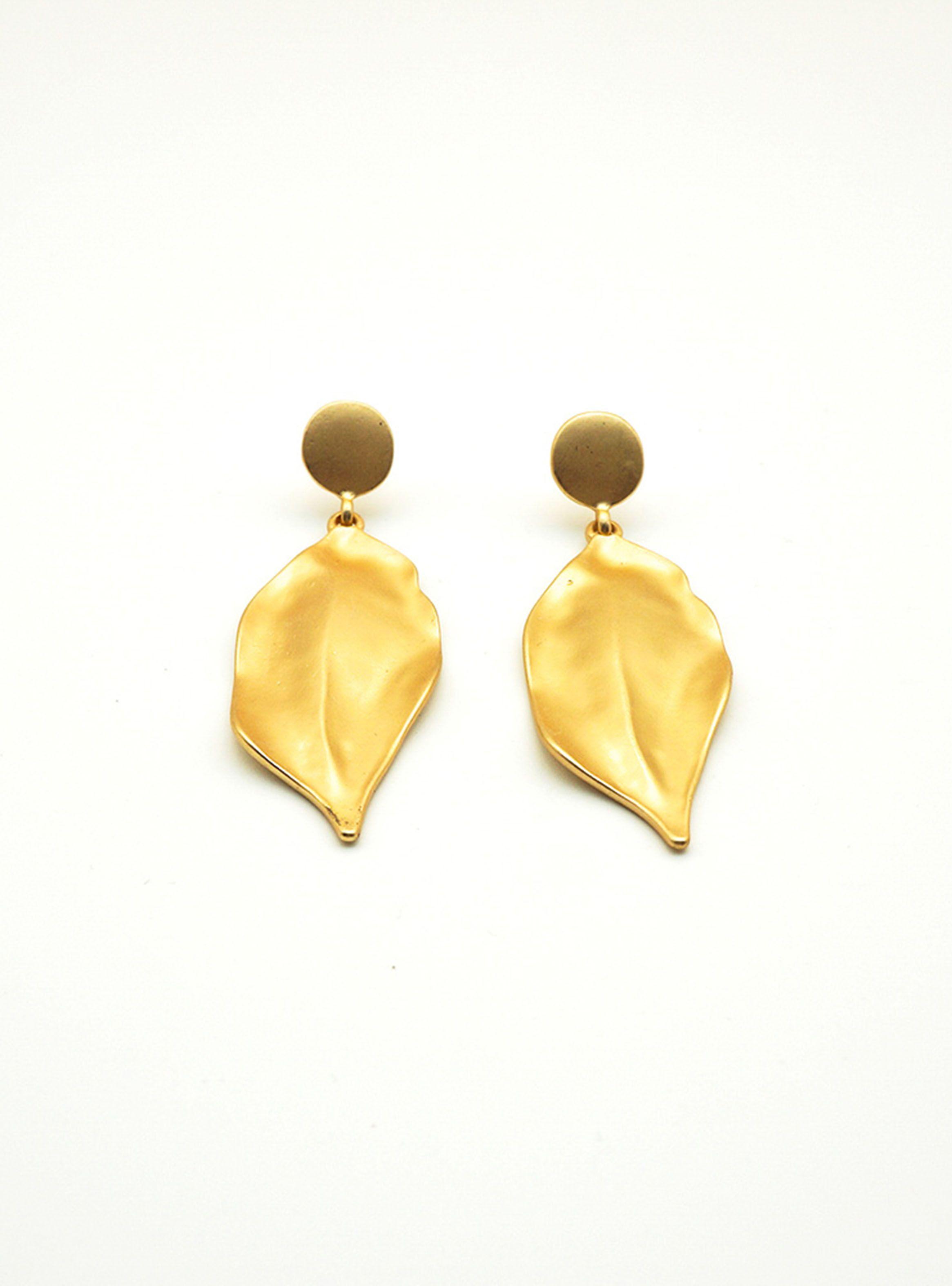 Aros Hojas Dorado i-D-0